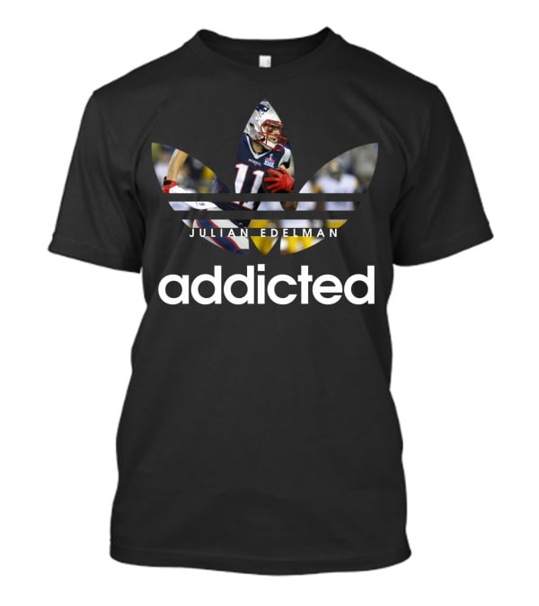 New England Patriots Julian Edelman Addicted Nfl T-Shirt