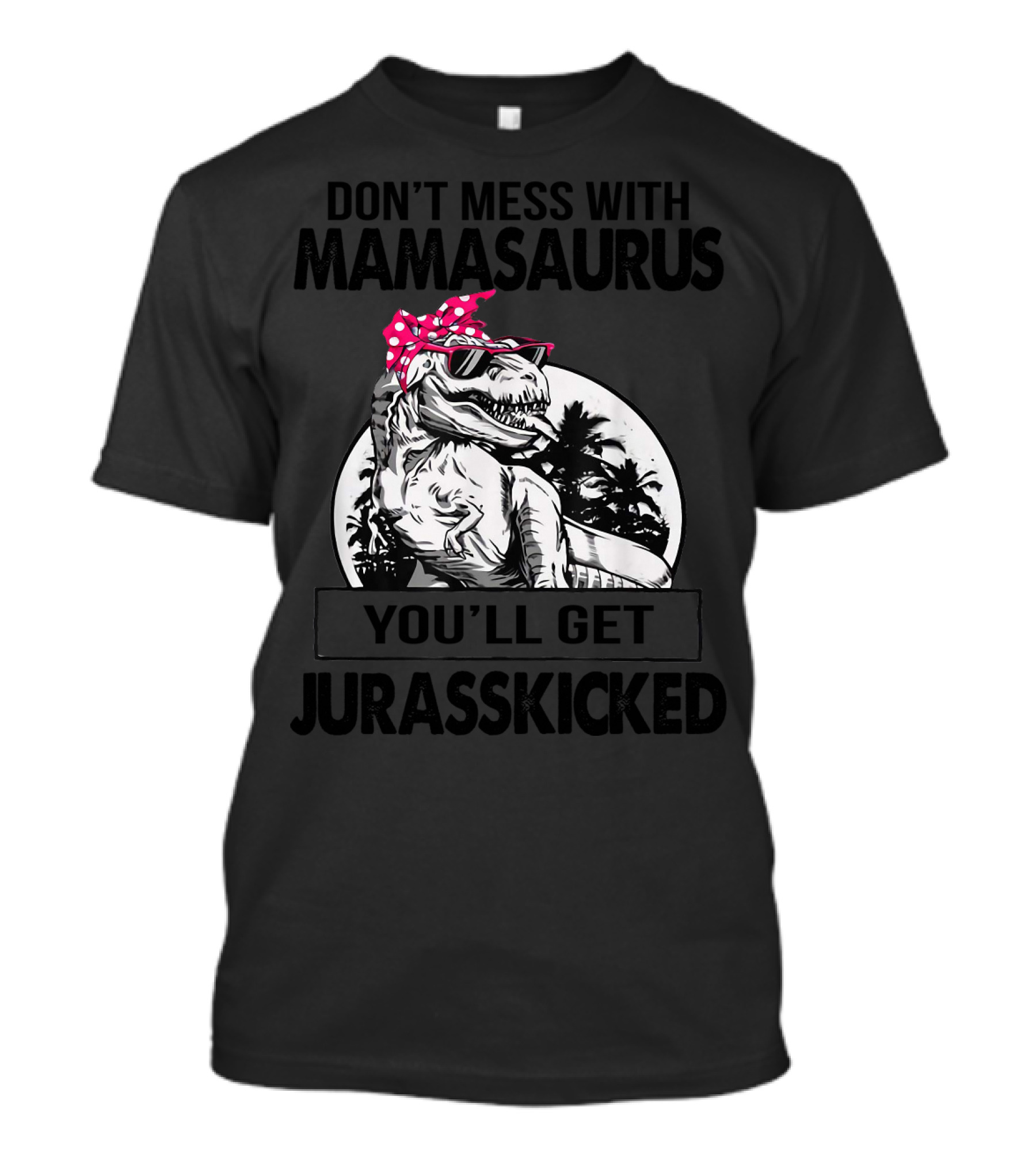 Don't Mess With Mamasaurus You'll Get Jurasskicked T-Shirt