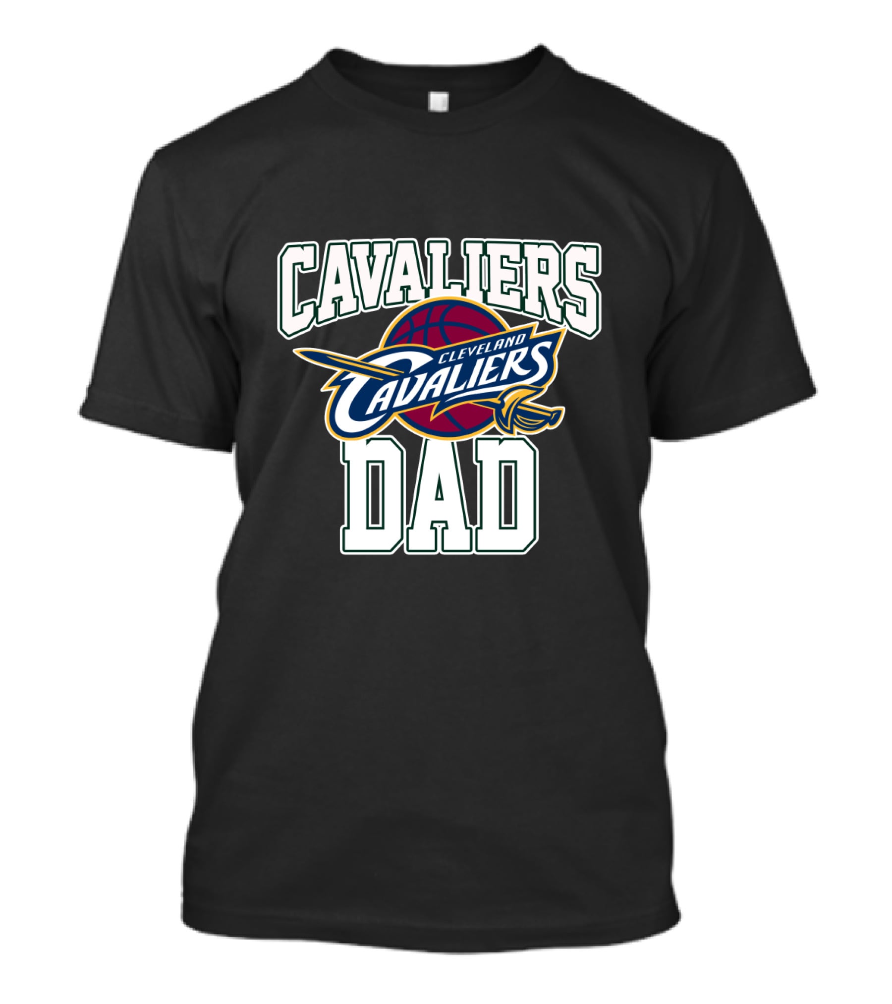 Cleveland Cavaliers Dad Fathers Day Basketball Fan Tribute T-Shirt