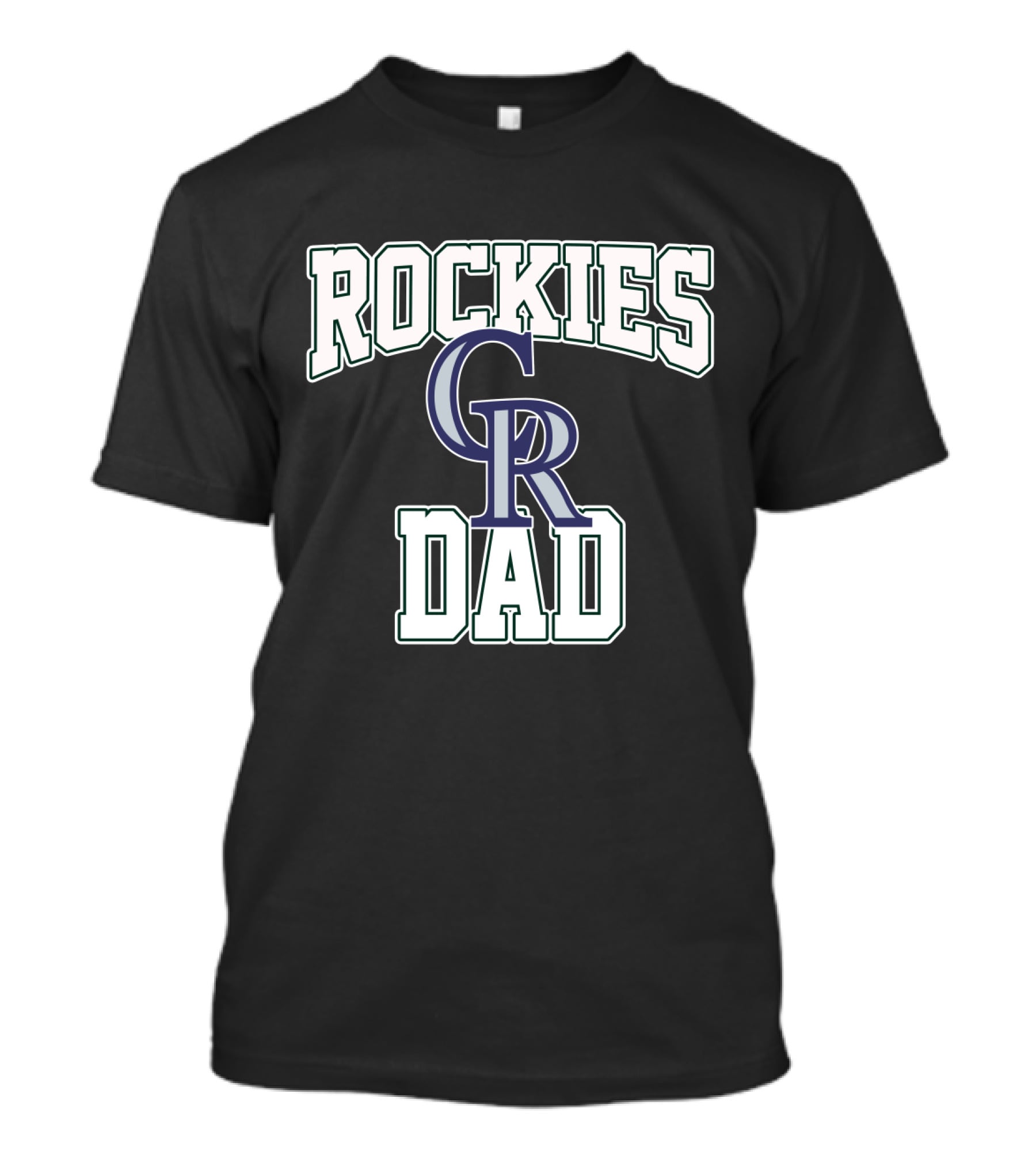 Colorado Rockies Dad Fan Appreciation Gift Top T-Shirt
