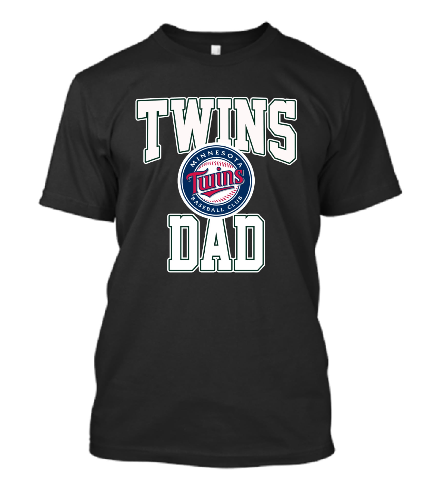 Minnesota Twins Baseball Club Twins Dad T-Shirt