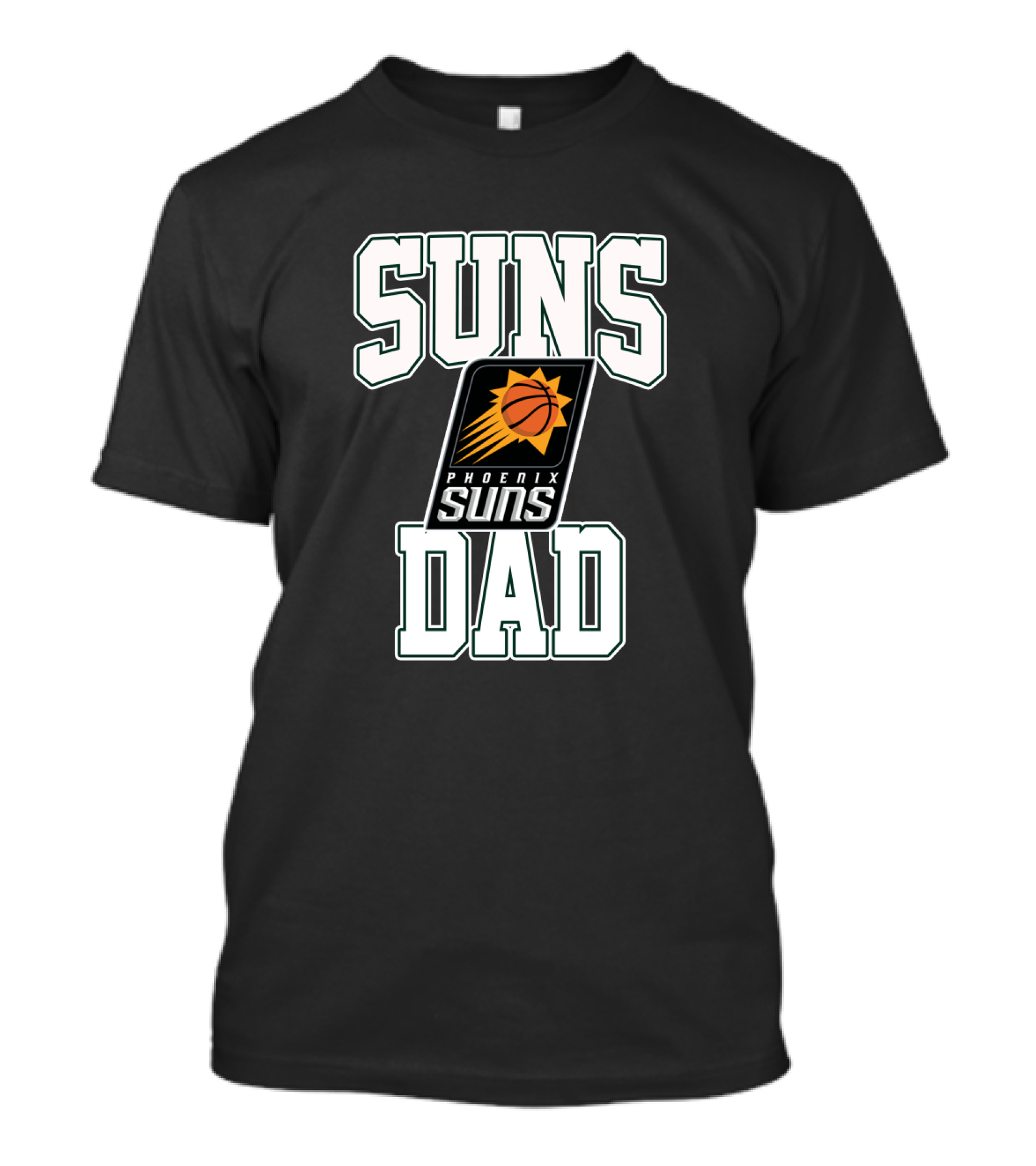Phoenix Suns Dad Fathers Day Basketball Fan Gift T-Shirt
