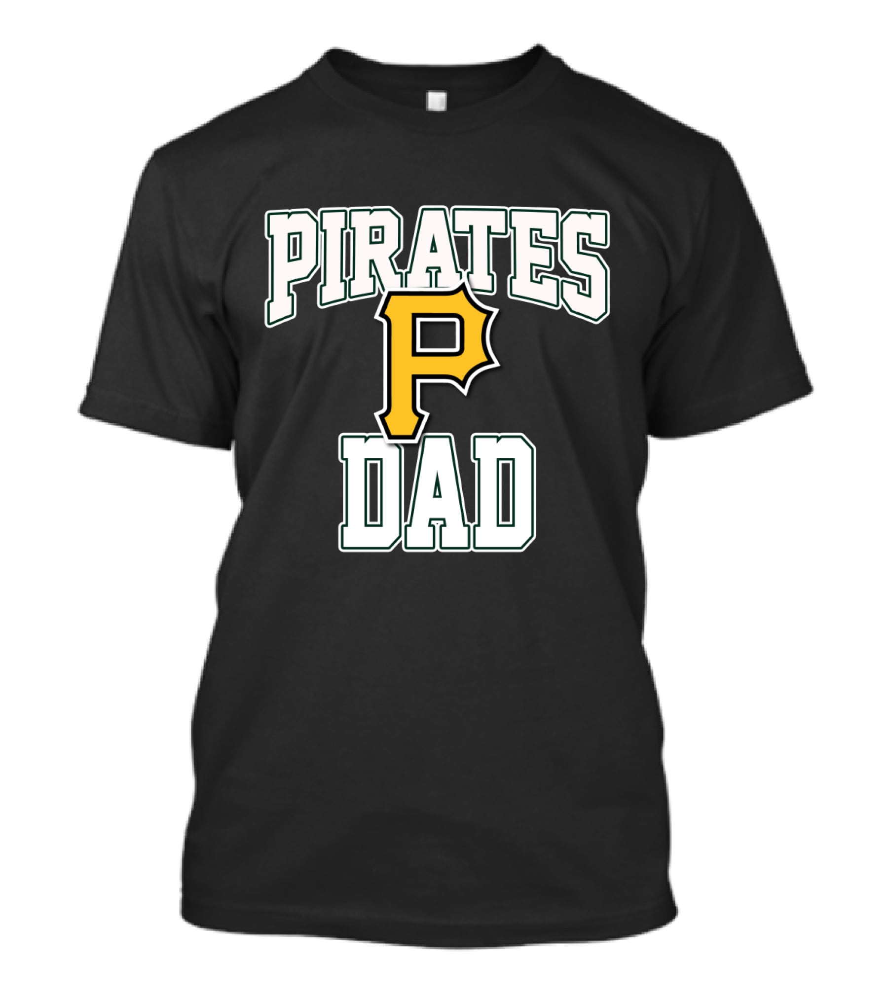 Pirates P Dad Pittsburgh Pirates Fathers Day Gift T-Shirt