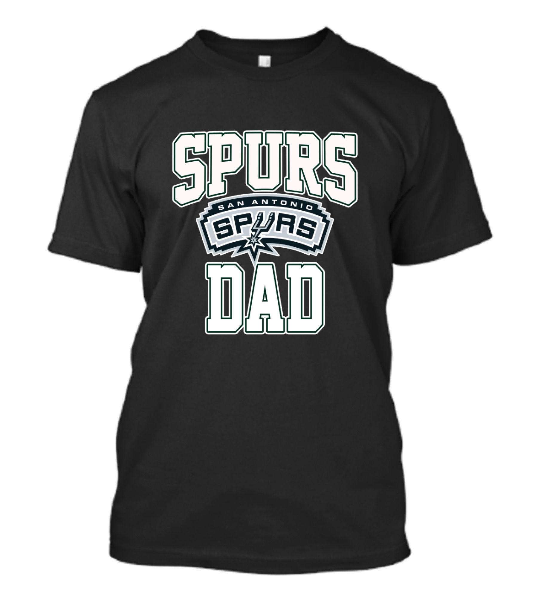 Spurs Dad San Antonio Fathers Day T-Shirt