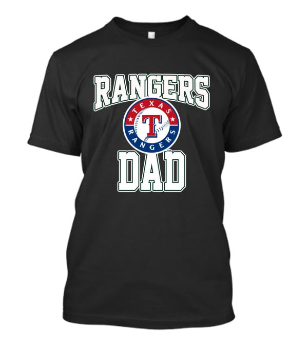 Texas Rangers Dad Official Team Logo Rangers T-Shirt