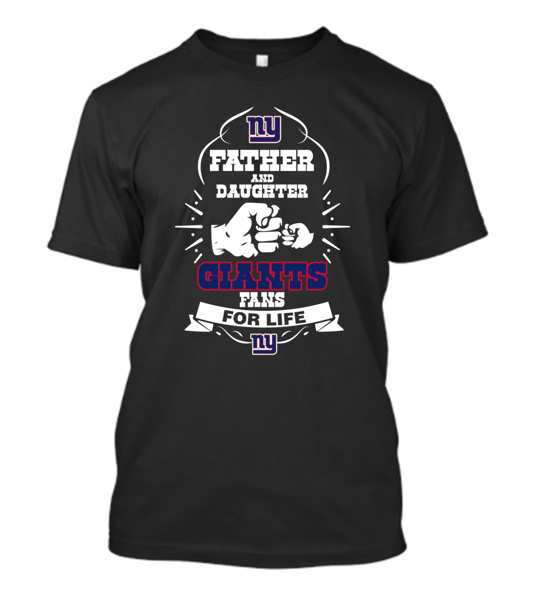 Father And Daughter Giants Fans For Life Ny T-Shirt