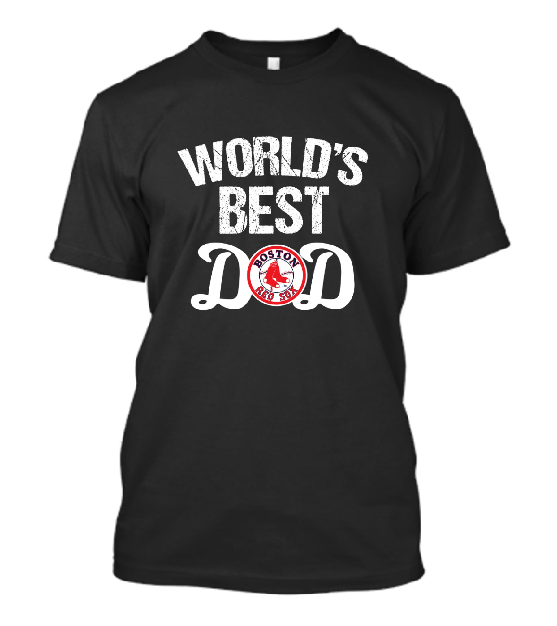 World's Best Dad Boston Red Sox T-Shirt