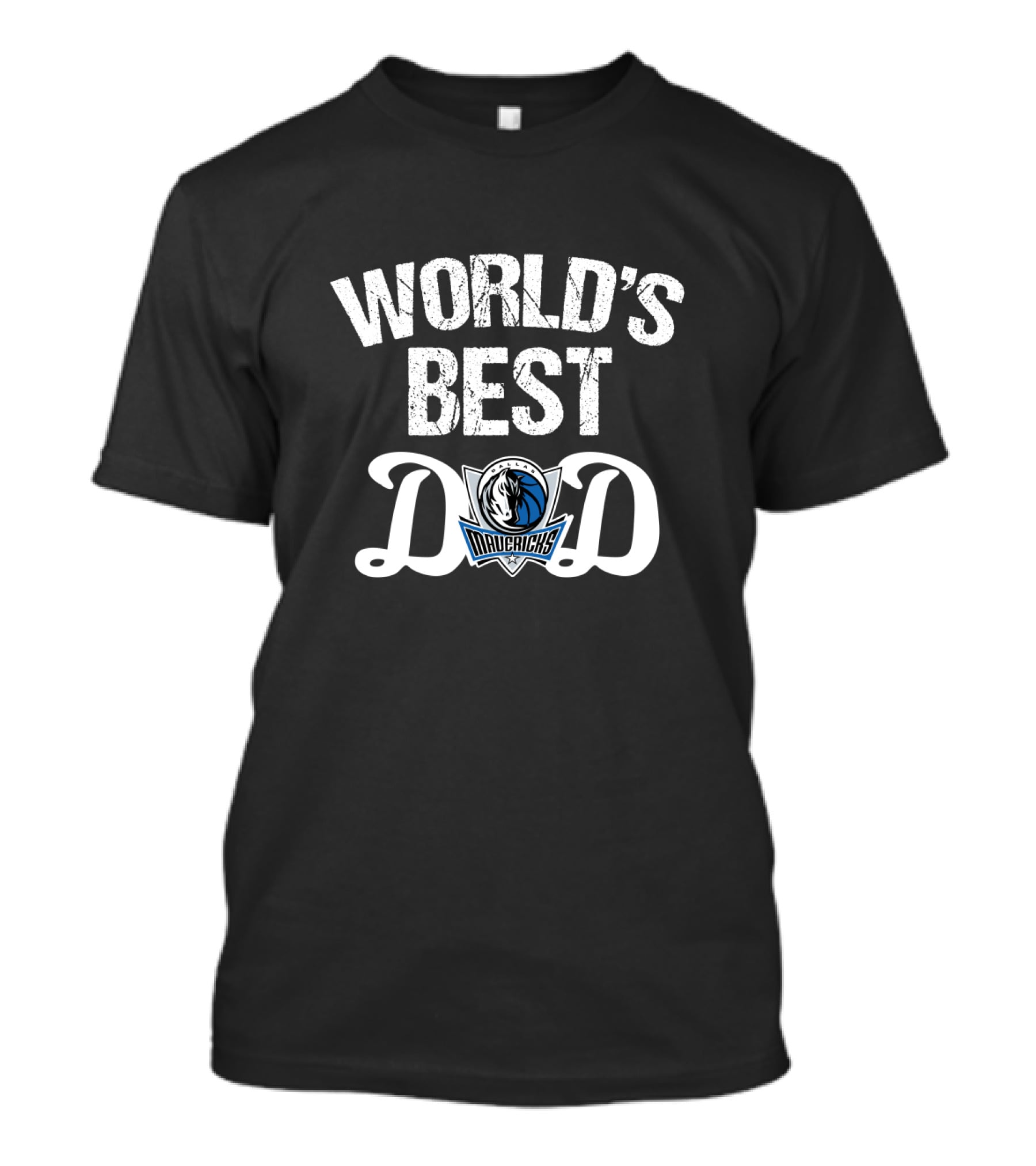 World's Best Dad Dallas Mavericks T-Shirt