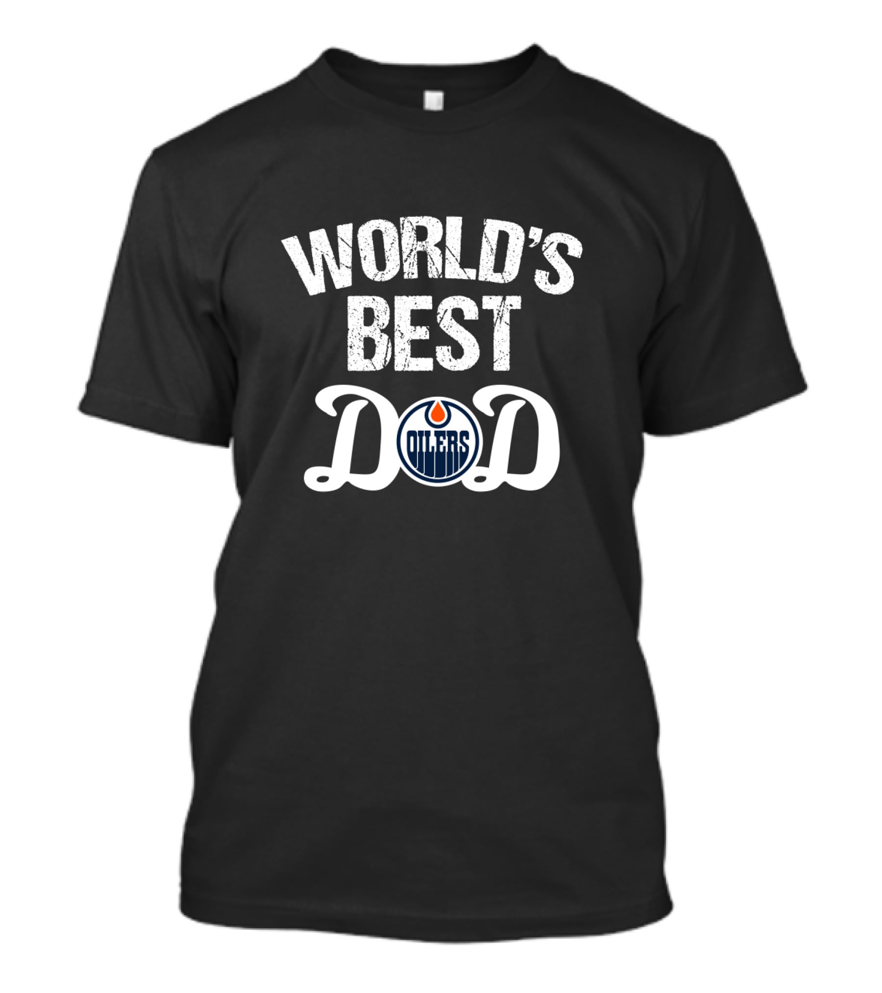 World's Best Dad Edmonton Oilers Fan T-Shirt