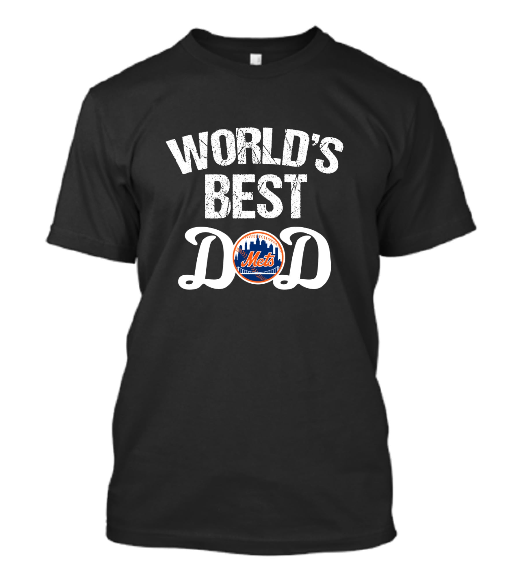 World's Best Dad New York Mets Retro T-Shirt