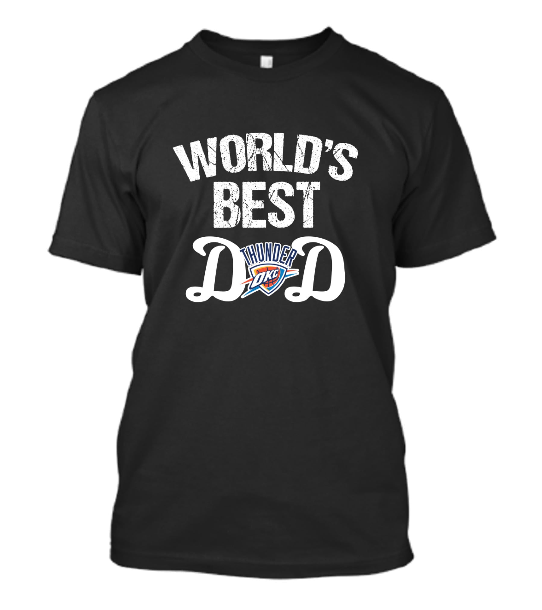World's Best Dad Oklahoma City Thunder Okc T-Shirt