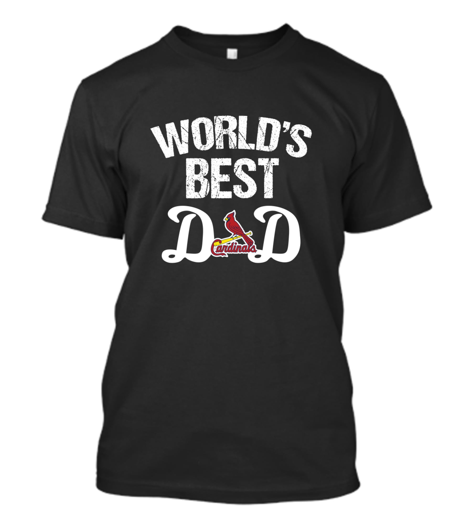 World's Best Dad Cardinals T-Shirt