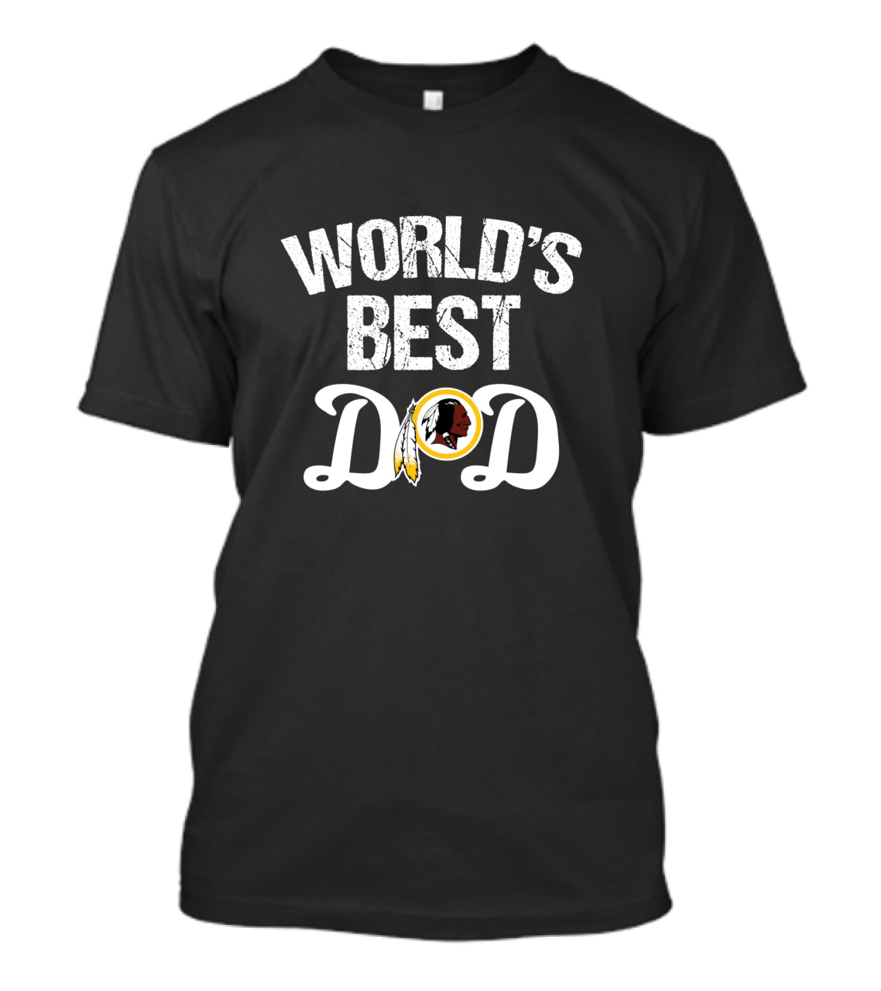 World's Best Dad Washington Redskins T-Shirt