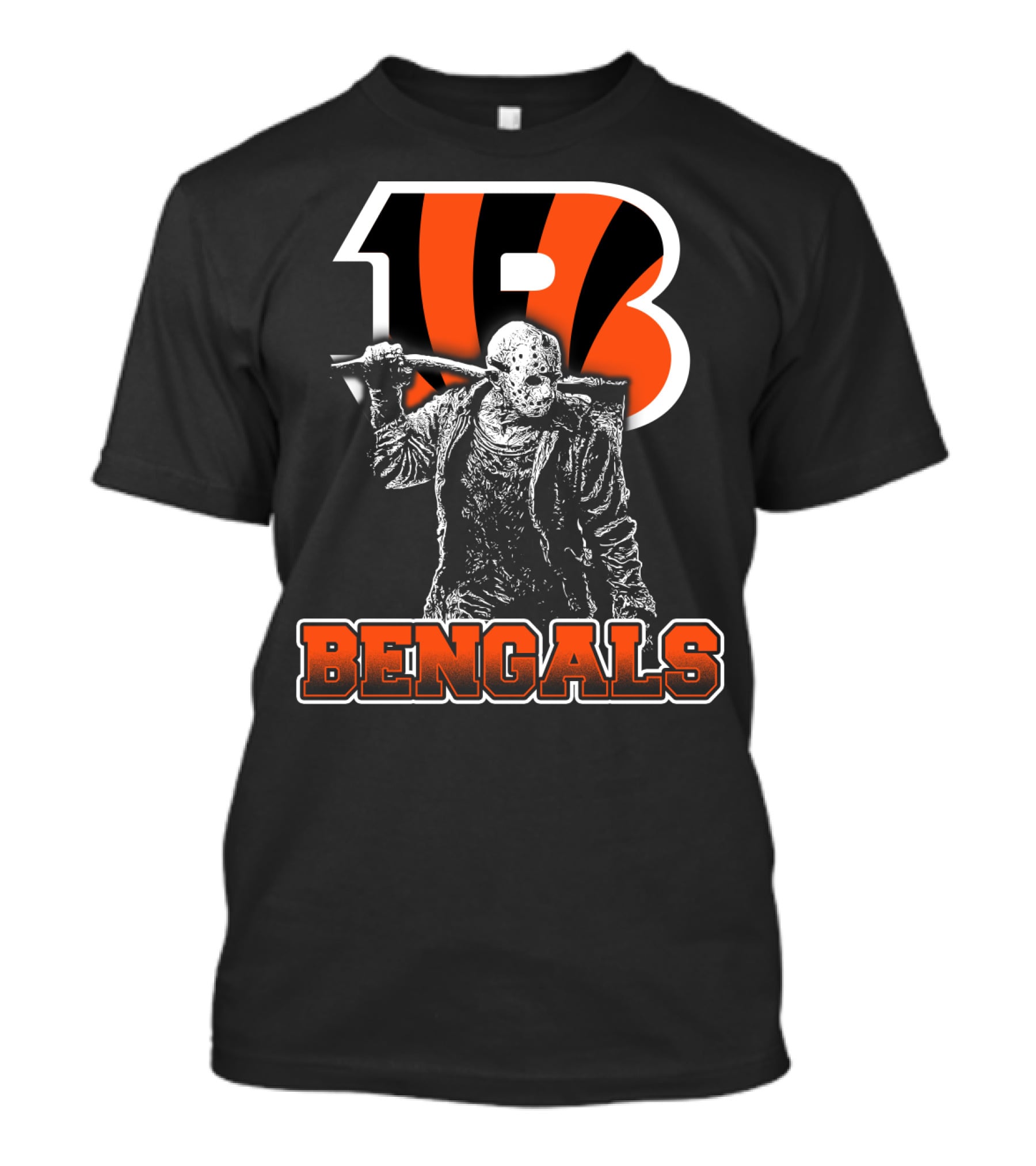 Jason Voorhees Cincinnati Bengals Logo Bengals T-Shirt
