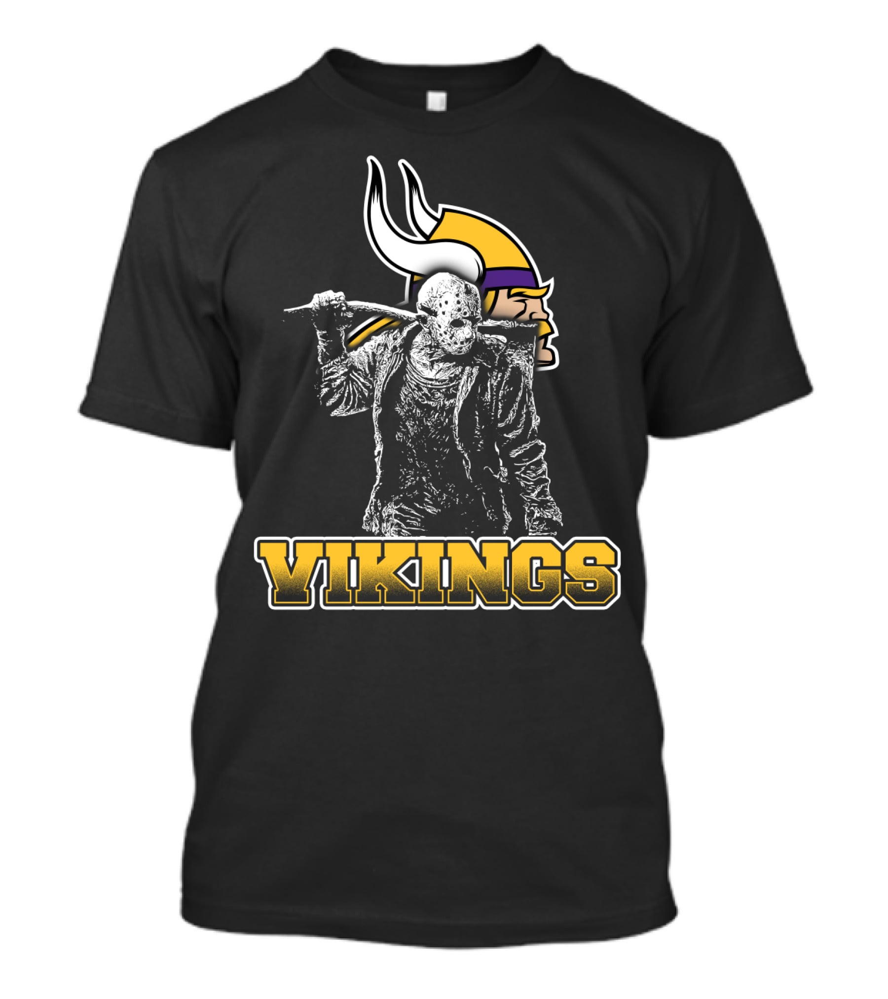 Jason Voorhees Minnesota Vikings Mashup T-Shirt