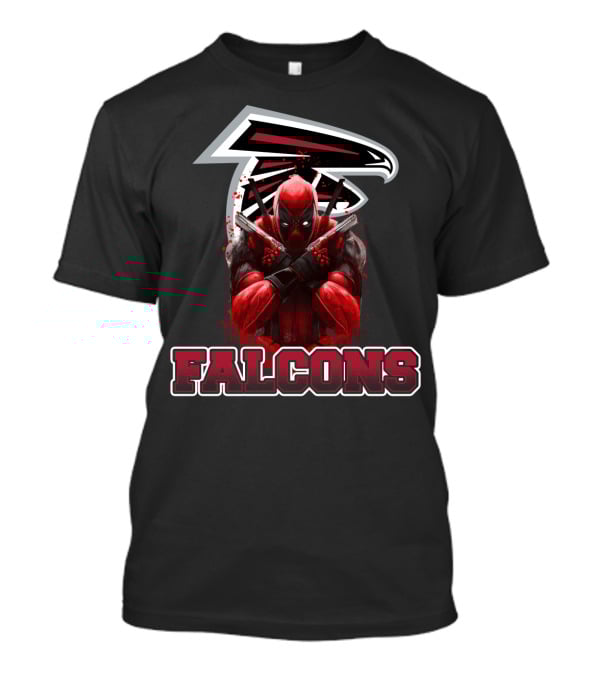 Falcons Deadpool Mashup Fan Crossover T-Shirt