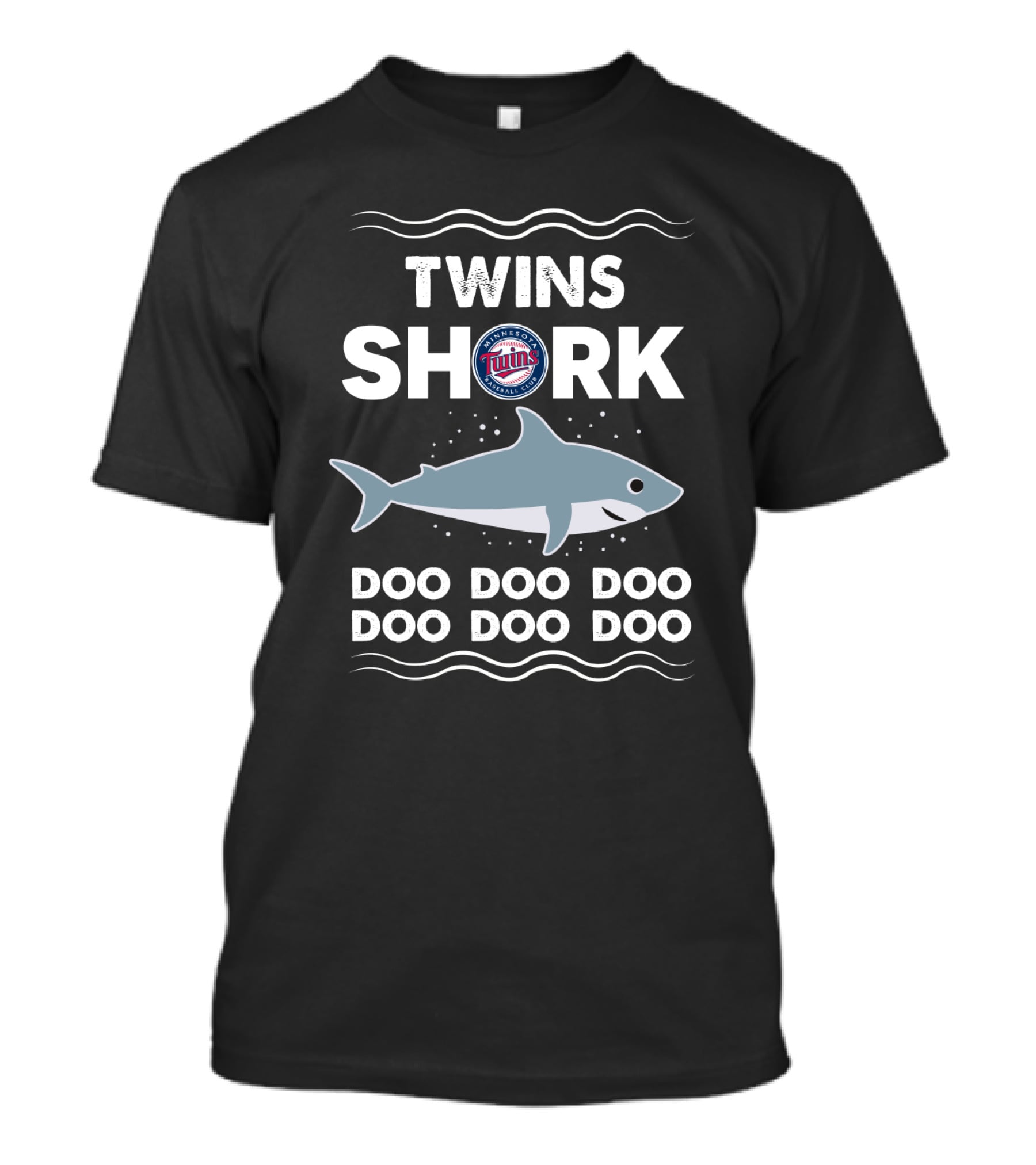 Twins Shark Doo Doo Doo Minnesota Baseball T-Shirt