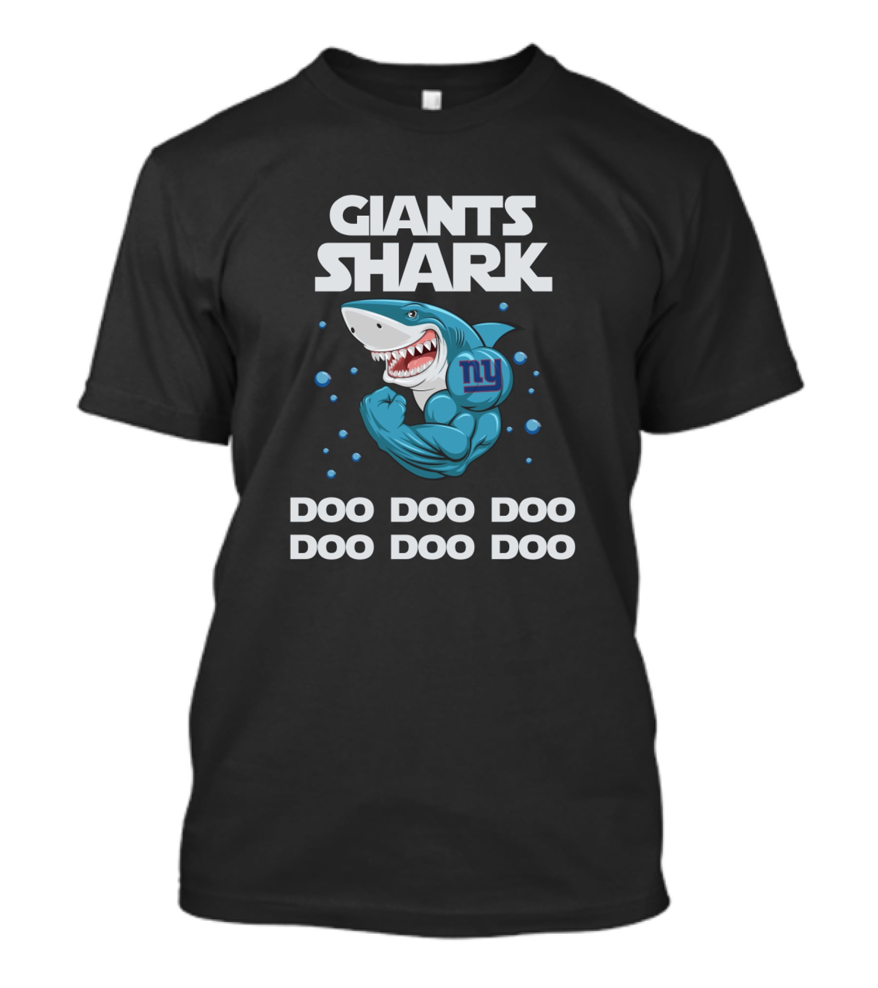 Giants Shark New York Doo Doo Doo Song Inspired Sports T-Shirt