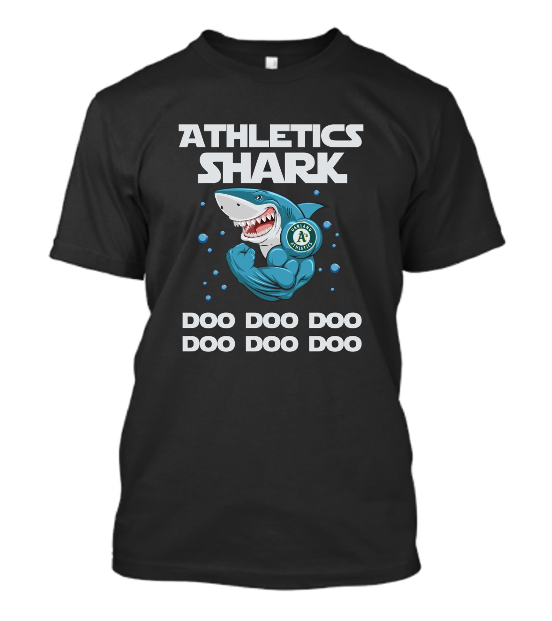 Athletics Shark Oakland Athletics Doo Doo Doo T-Shirt