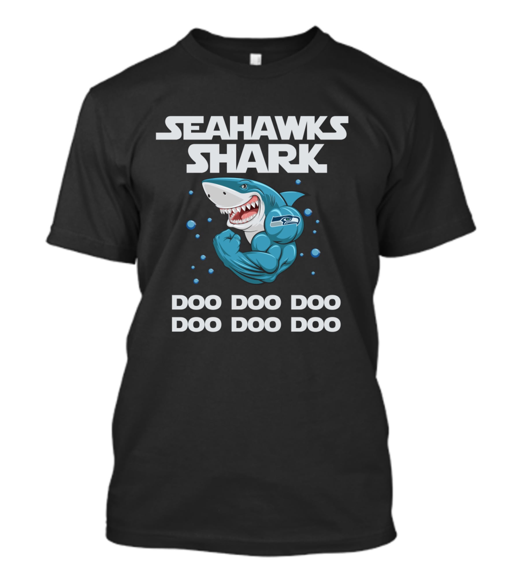 Seahawks Shark Doo Doo Doo Featuring Seattle Seahawks T-Shirt