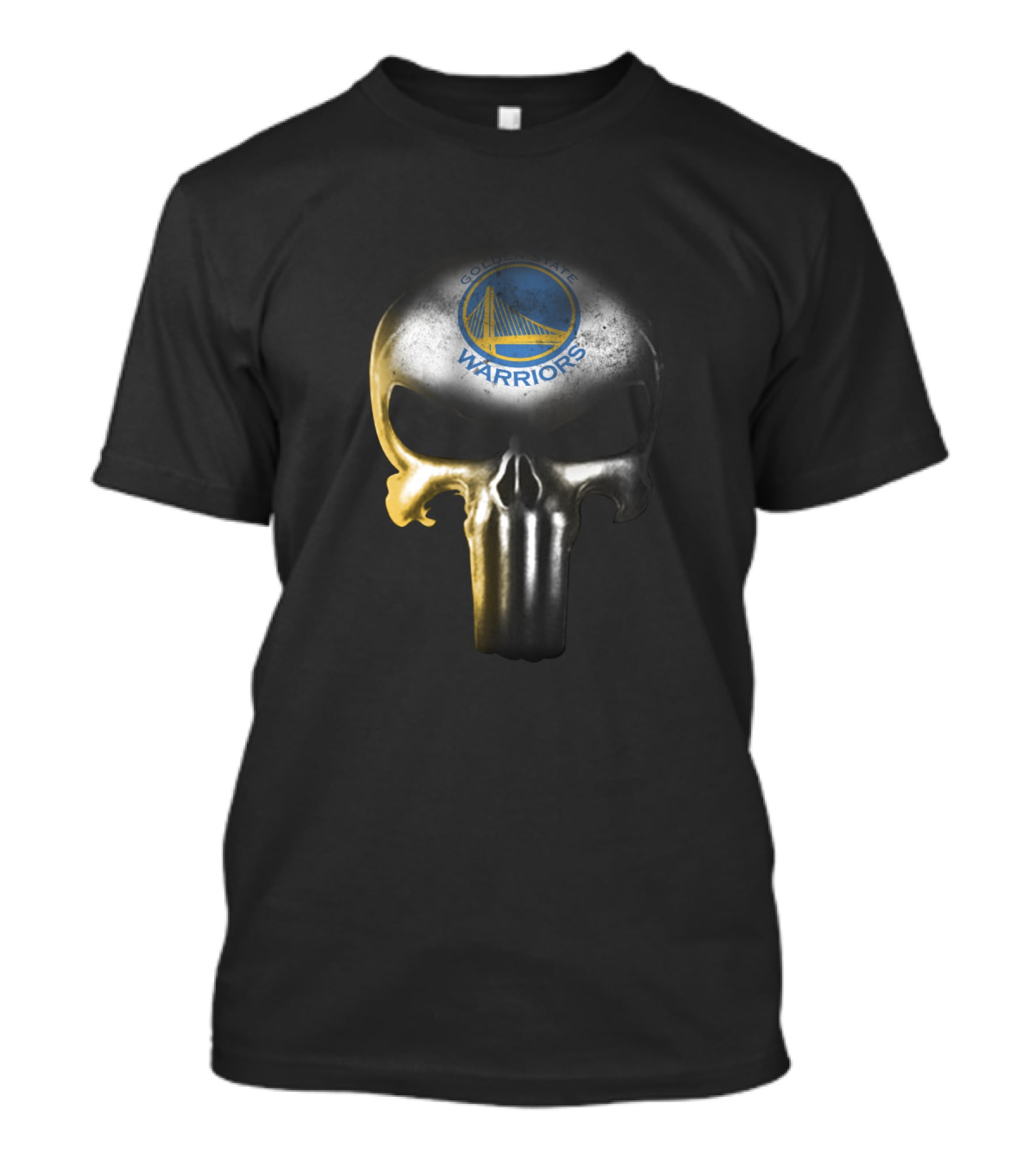 Golden State Warriors Punisher Skull Fan T-Shirt