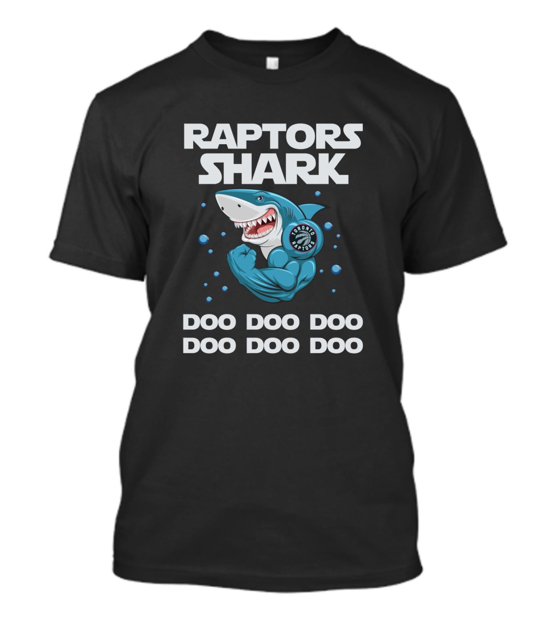 Raptors Shark Toronto Raptors Doo Doo Doo Emblem T-Shirt