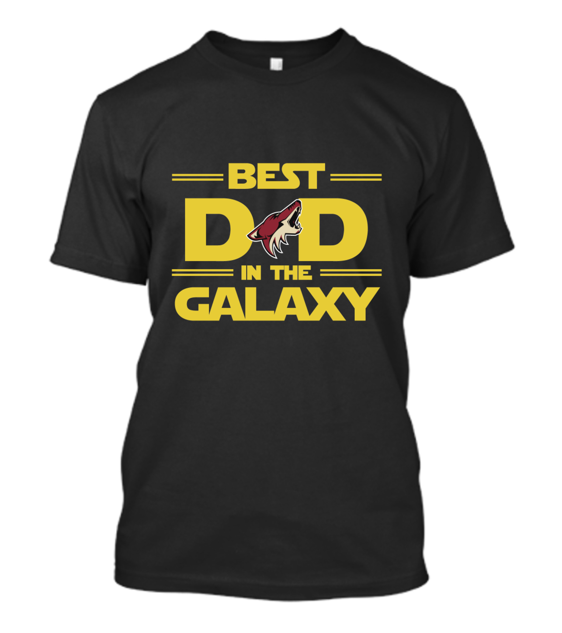 Best Dad In The Galaxy Arizona Coyotes T-Shirt