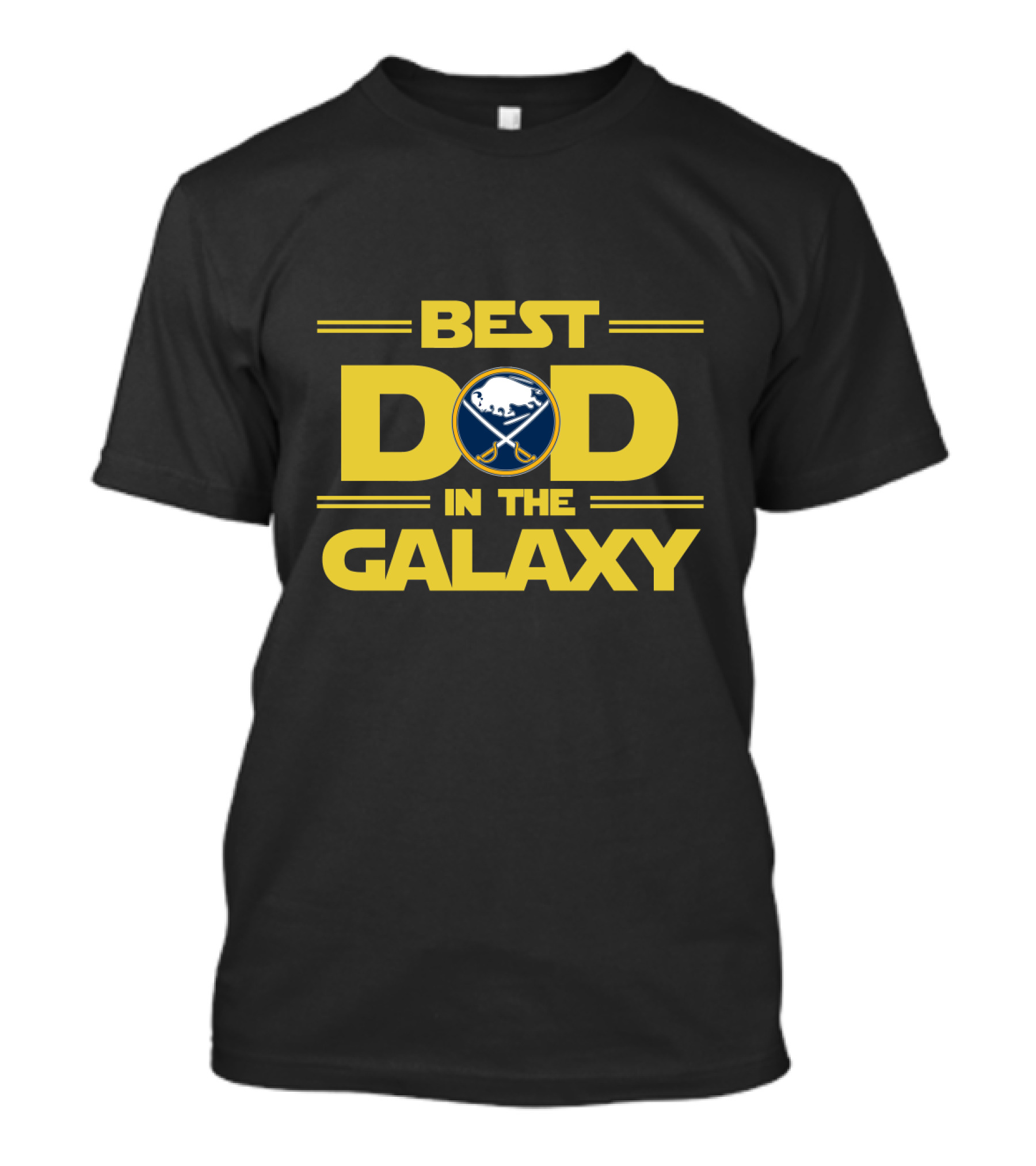Best Dad In The Galaxy Buffalo Sabres Fan T-Shirt