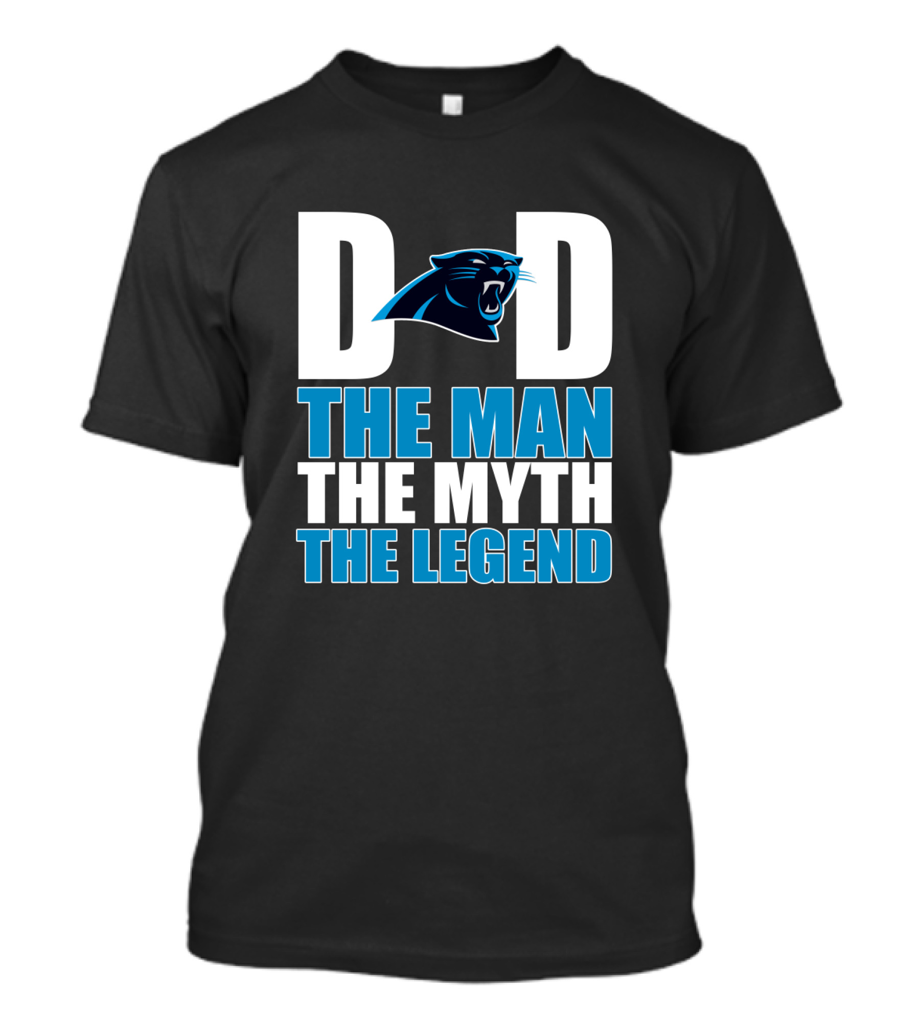 Carolina Panthers Dad The Man The Myth The Legend T-Shirt