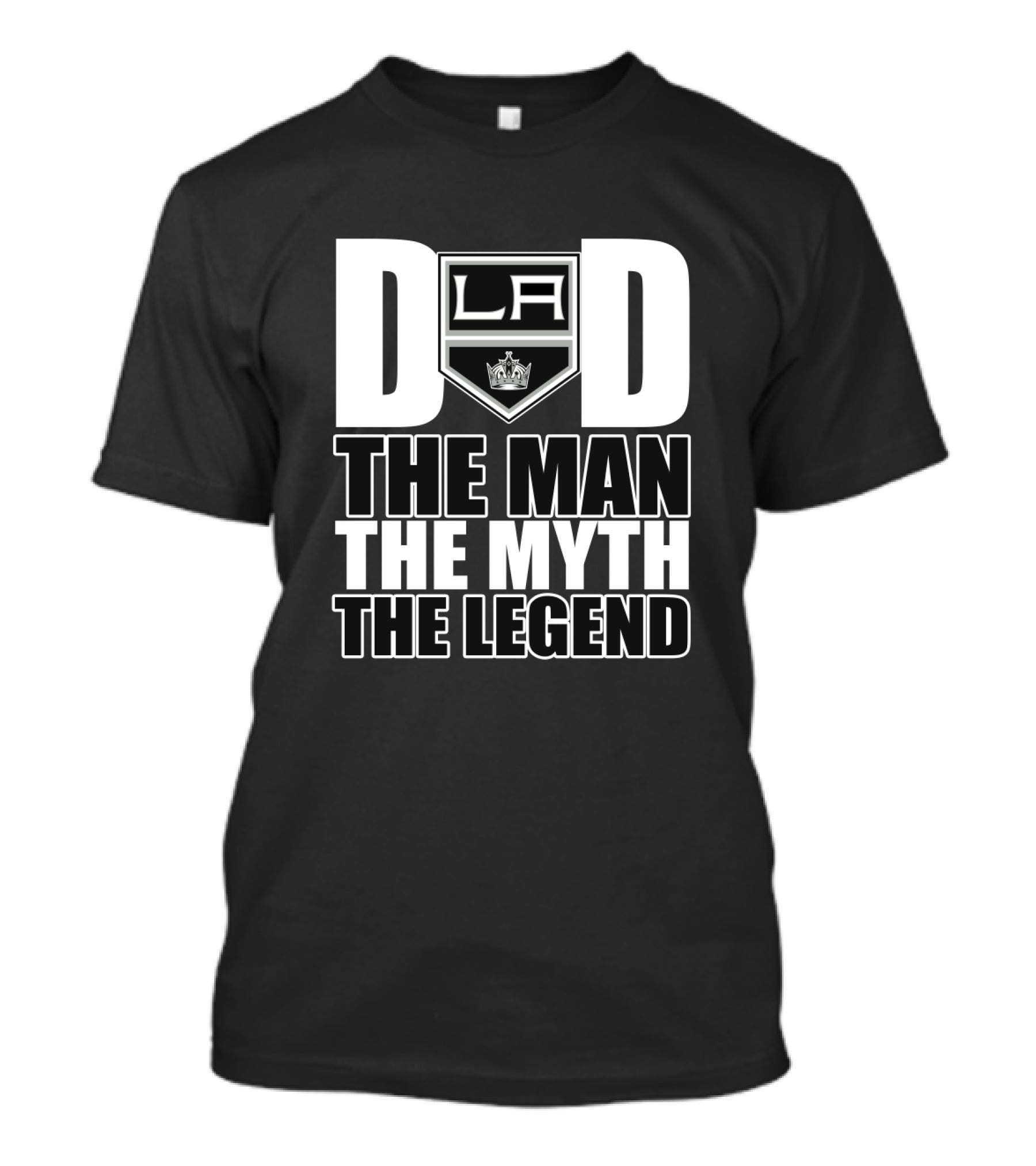 Los Angeles Kings Dad La The Man The Myth The Legend T-Shirt