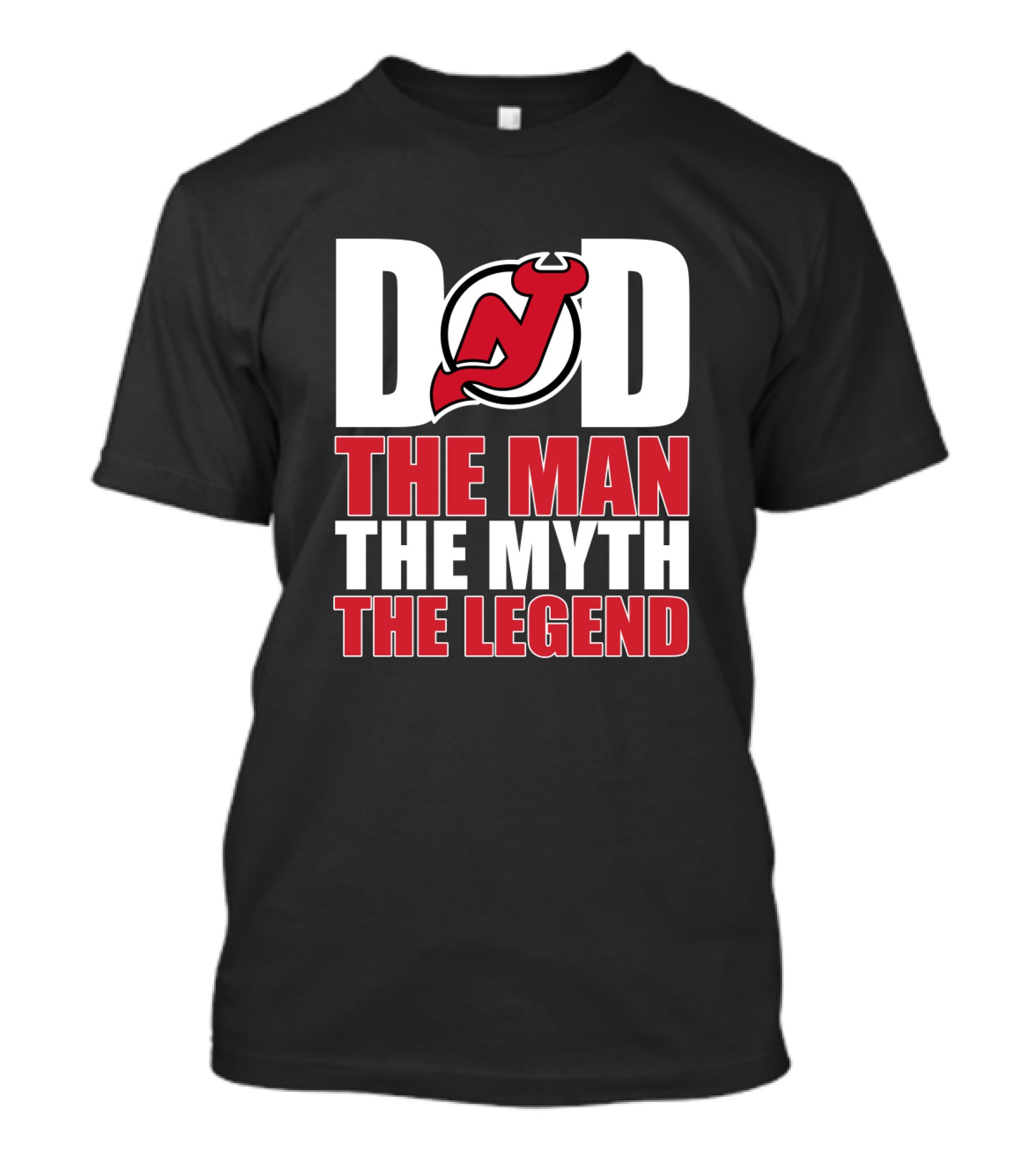 New Jersey Devils Dad The Man The Myth The Legend T-Shirt