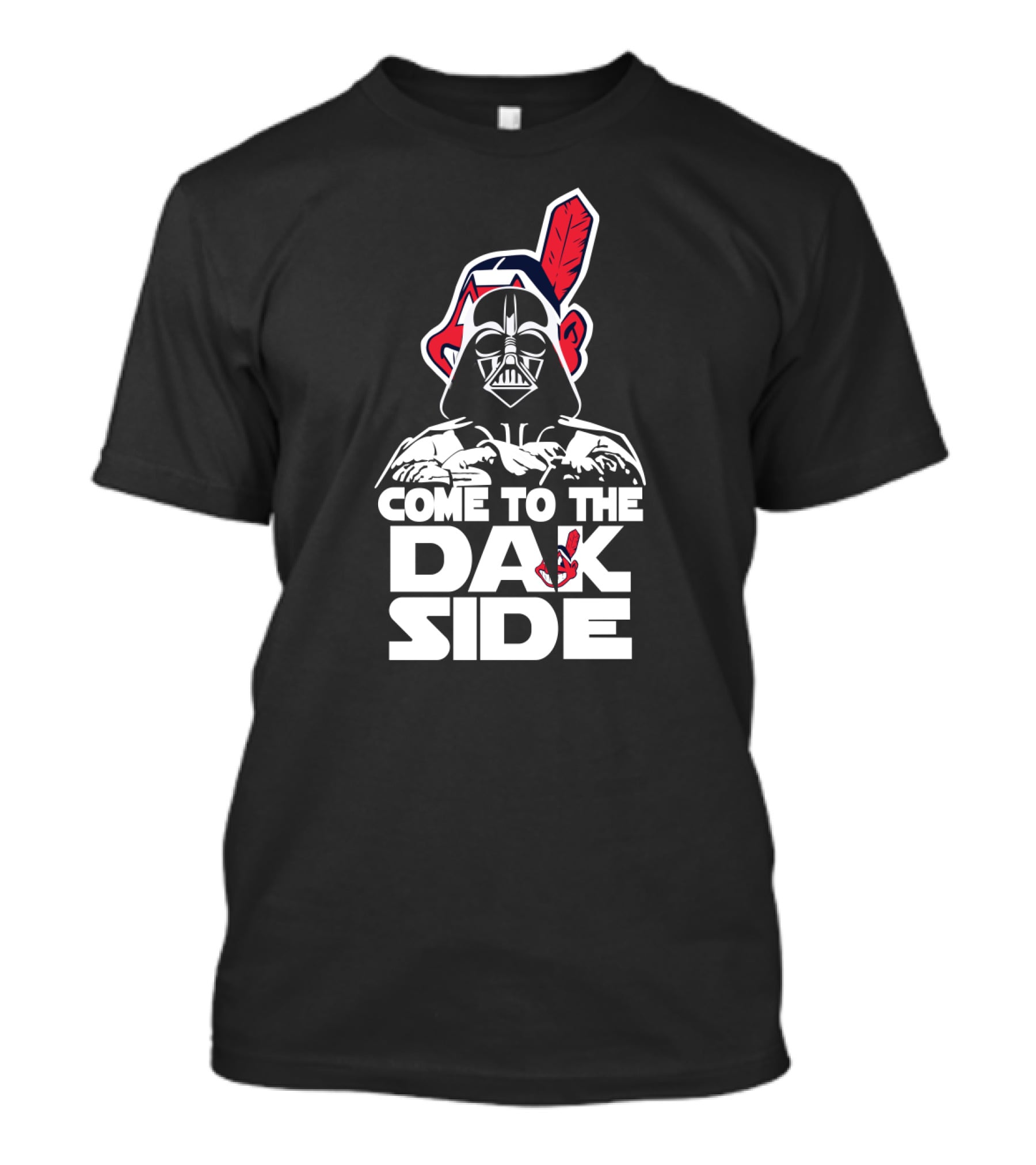 Come To The Dark Side Darth Vader Cleveland Indians Fans T-Shirt