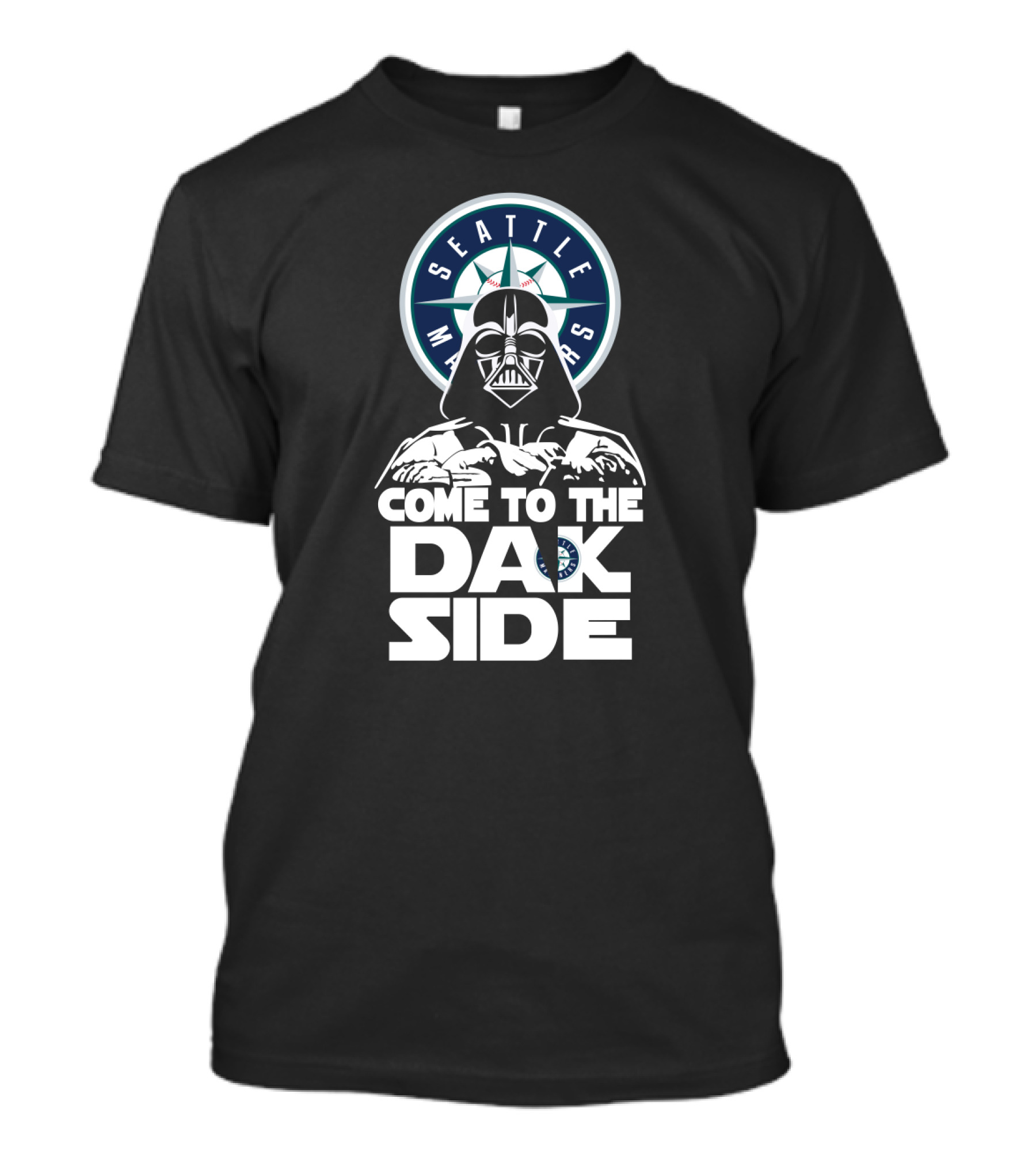 Come To The Dark Side Darth Vader Seattle Mariners T-Shirt