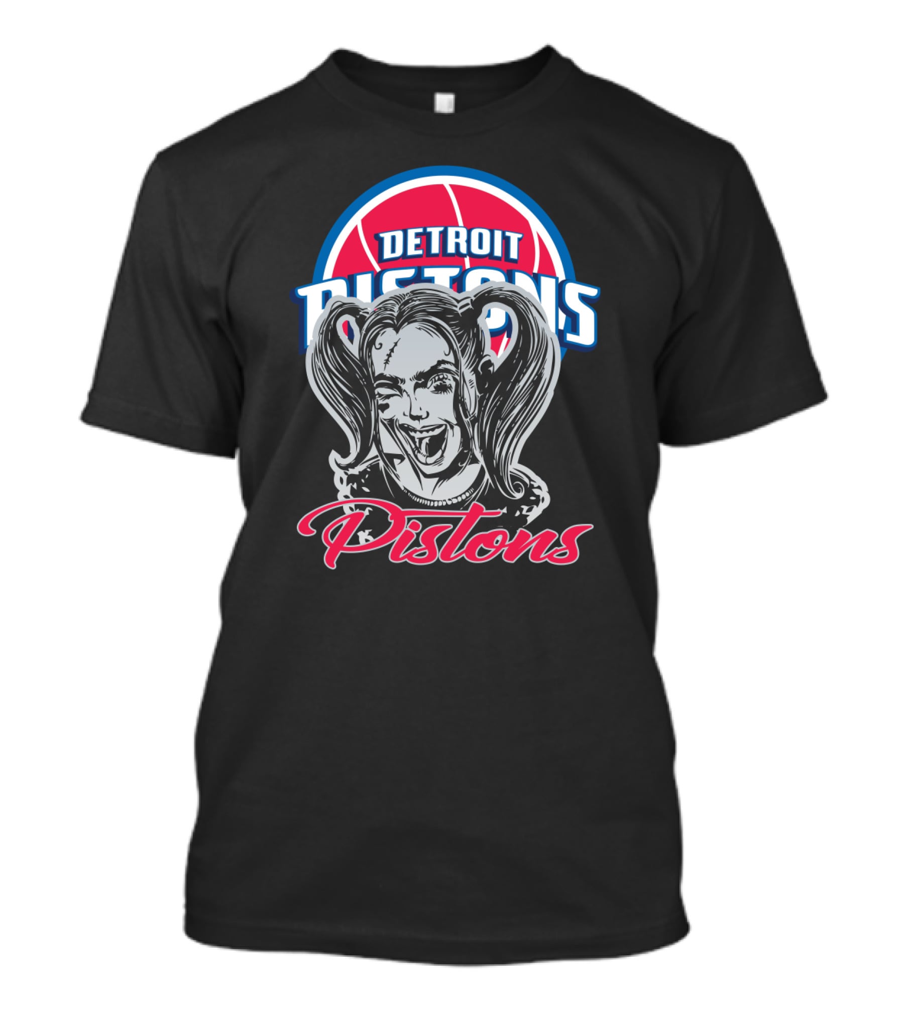 Harley Quinn Detroit Pistons Fans T-Shirt
