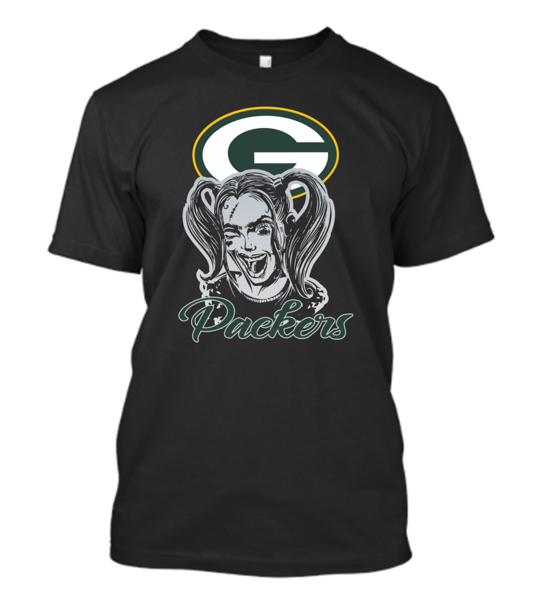Harley Quinn Green Bay Packers Fans Packers T-Shirt