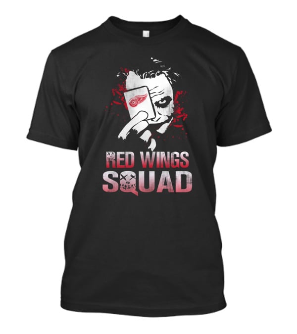 Red Wings Squad Joker Detroit Red Wings Fans T-Shirt