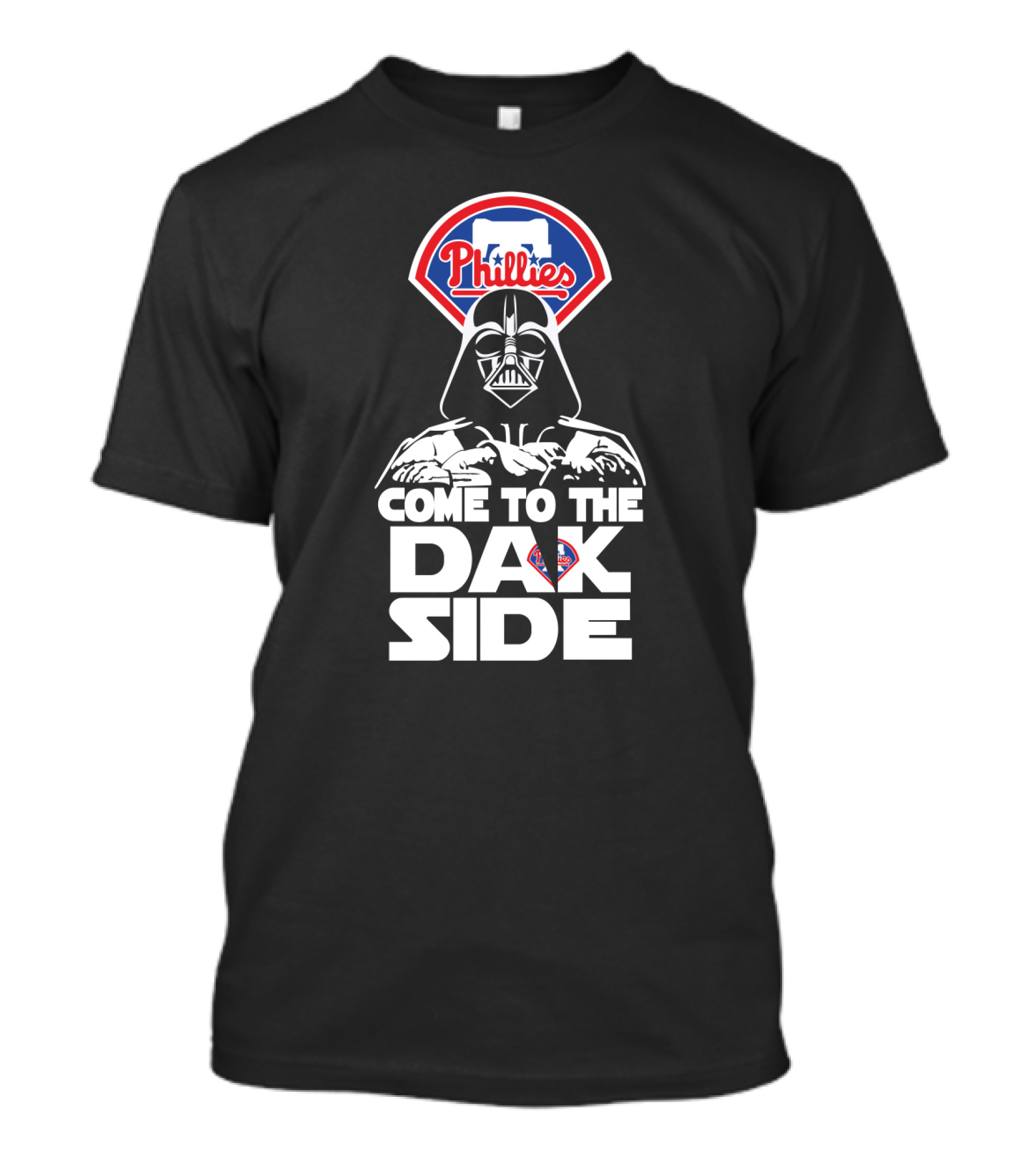 Philadelphia Phillies Come To The Dark Side Darth Vader T-Shirt