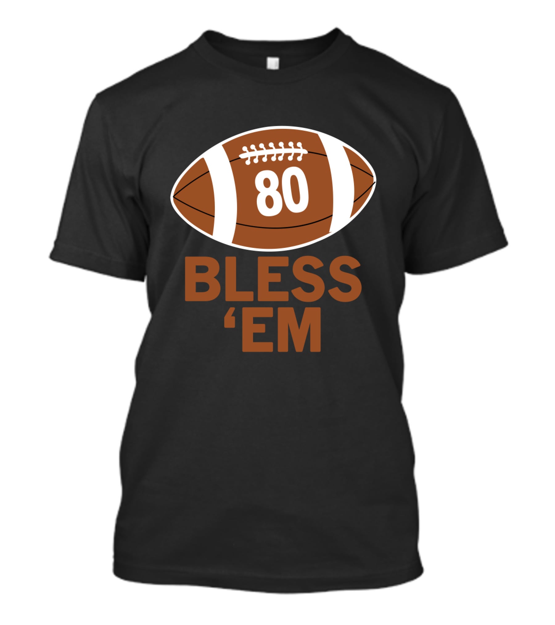 Cleveland Browns Bless Em 80 Football T-Shirt