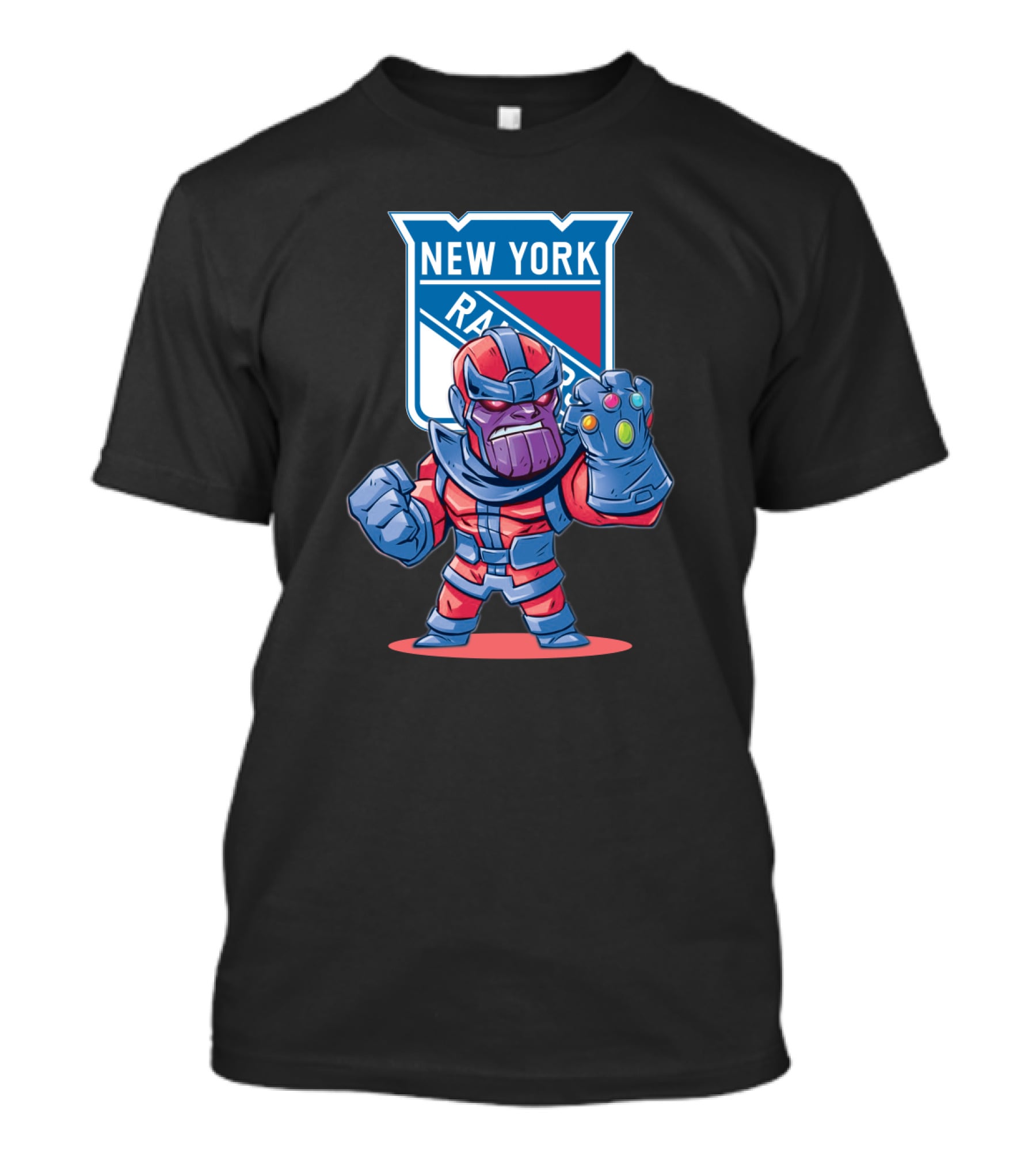 Thanos New York Rangers Fan Crossover Avengers Nhl Collaboration T-Shirt