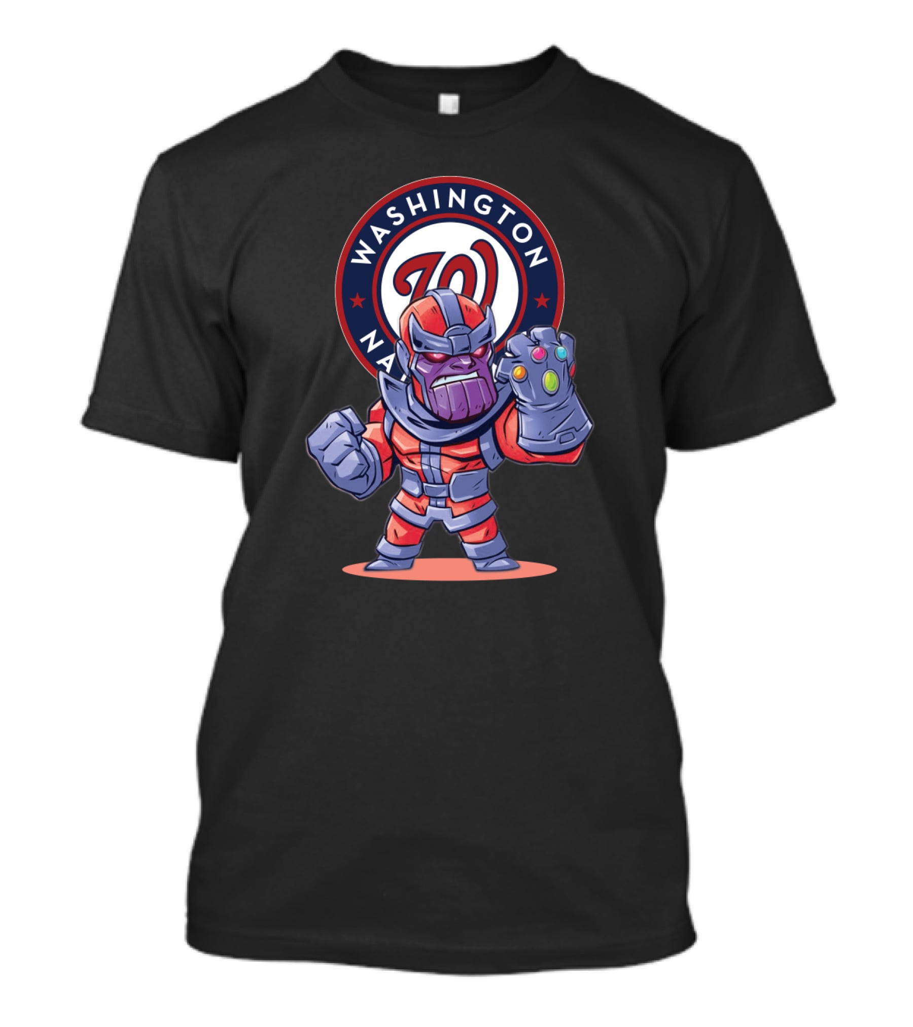 Washington Nationals Thanos Baseball Crossover Fans T-Shirt