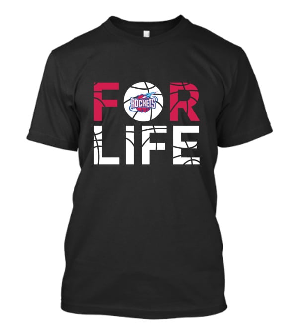 Houston Rockets Basketball Enthusiast Fanatics For Life T-Shirt