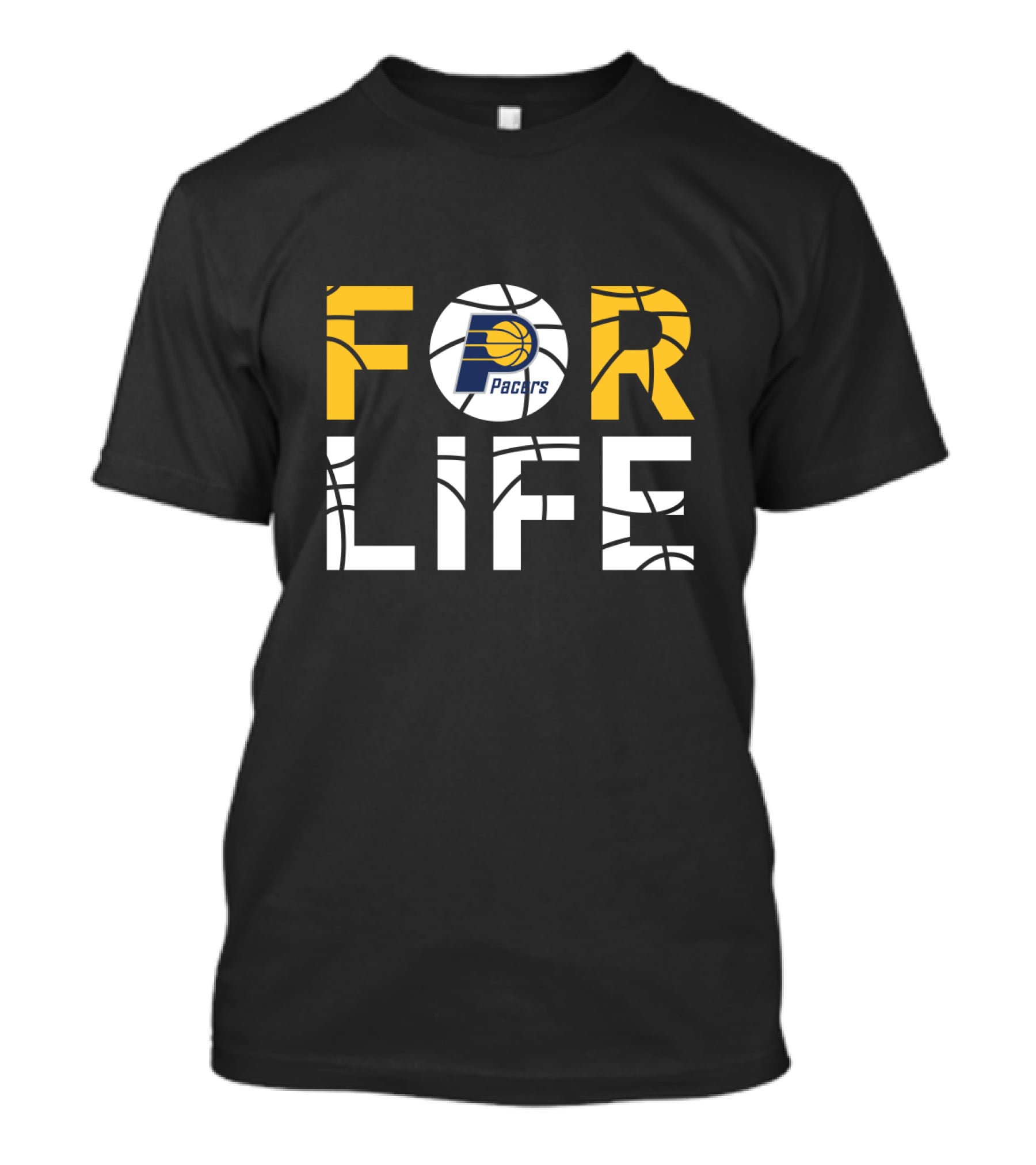 Indiana Pacers For Life Basketball Fan Enthusiasm T-Shirt