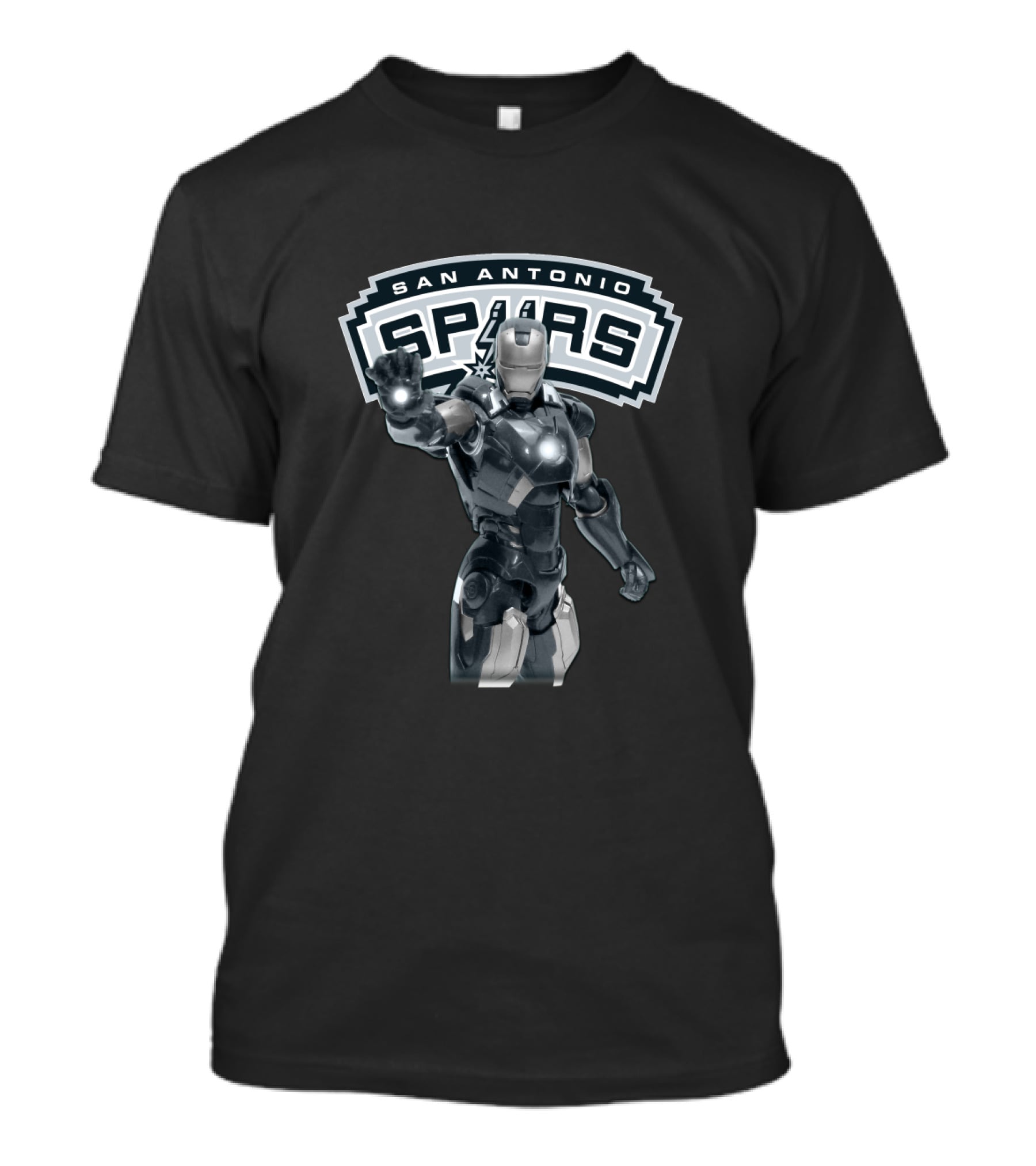 Iron Man Suit Up With San Antonio Spurs Fans T-Shirt