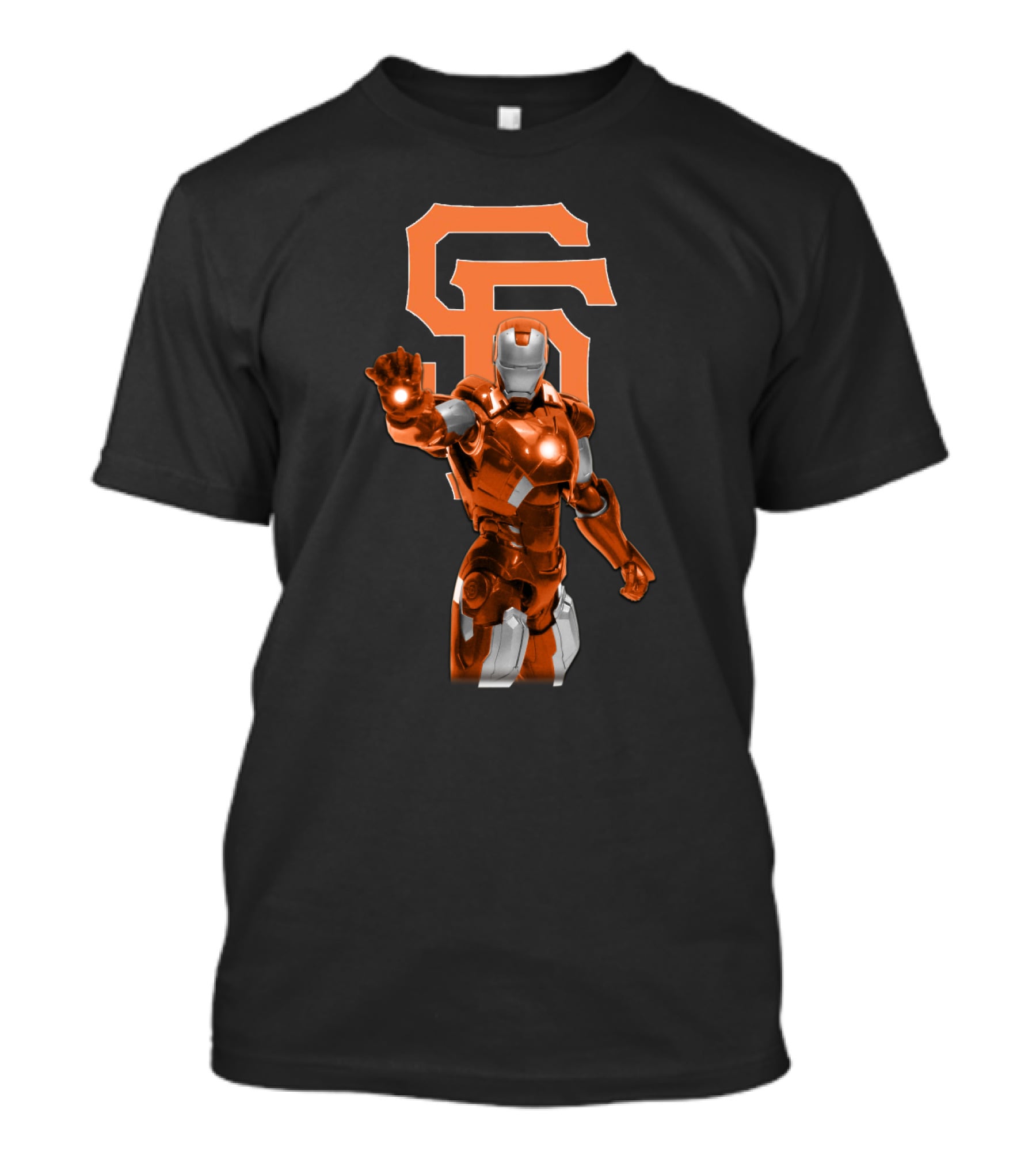 Iron Man SF Giants Crossover T-Shirt