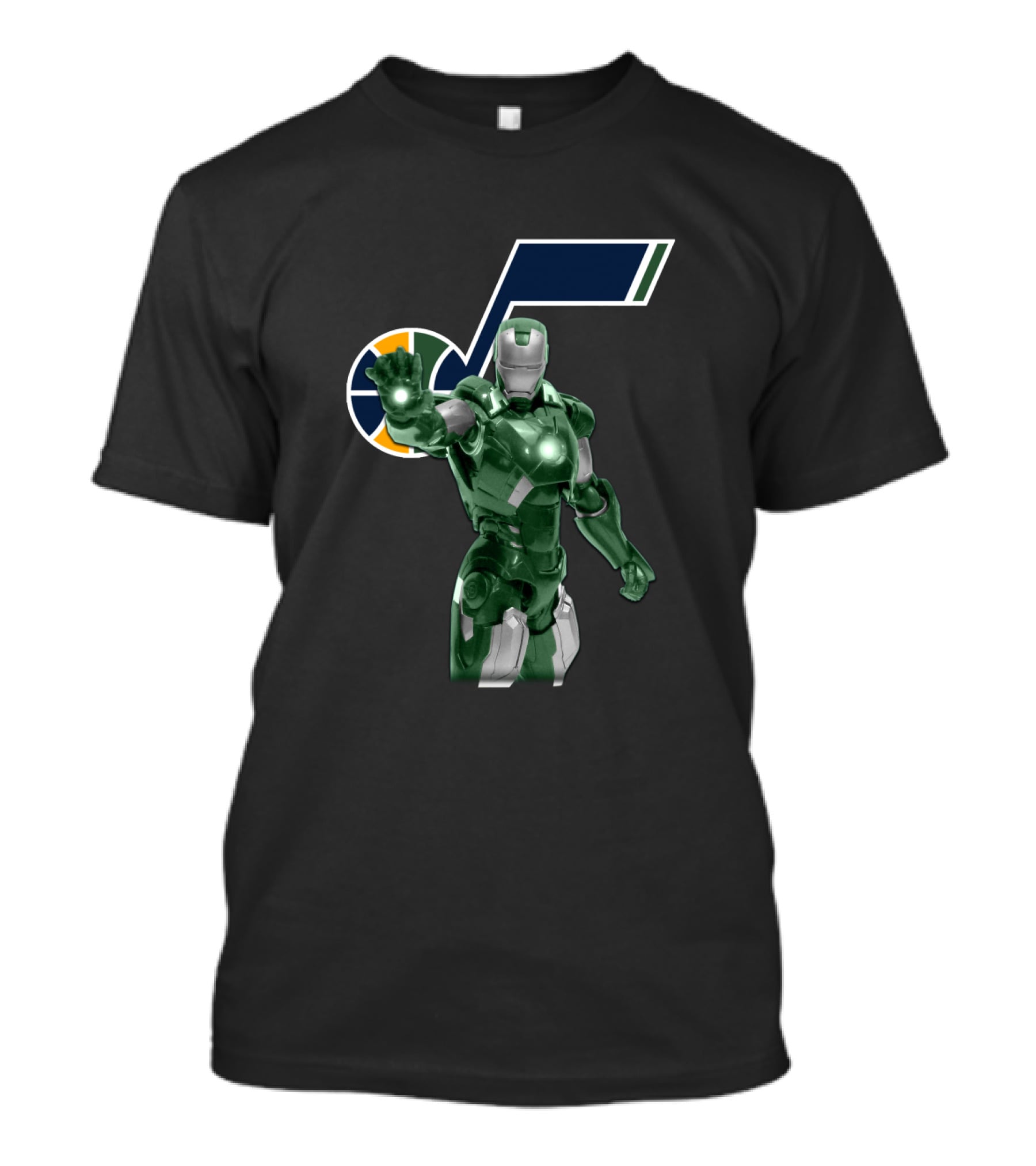 Iron Man Utah Jazz Superhero Edition For Fans T-Shirt