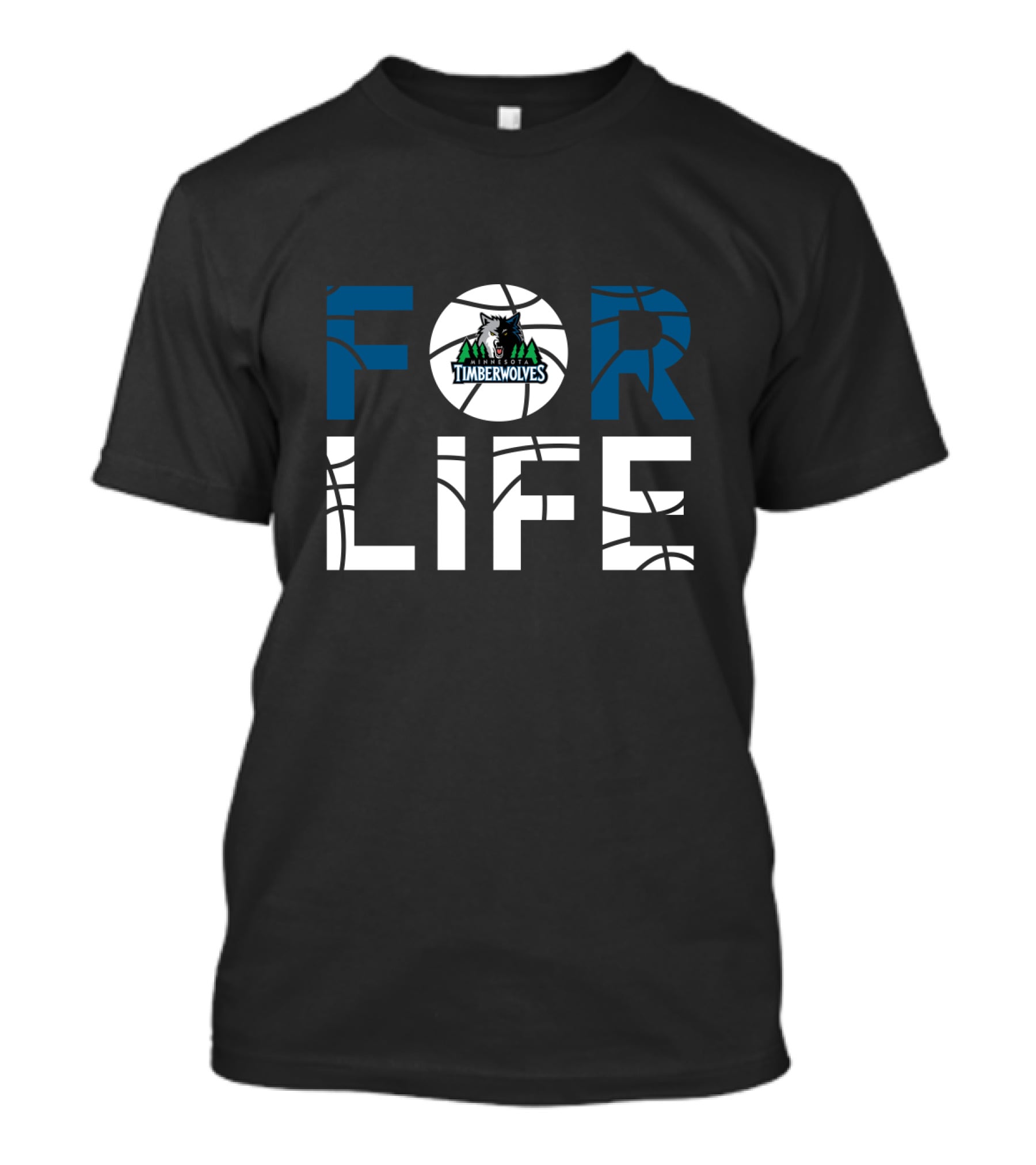 Minnesota Timberwolves Basketball For Life Fans T-Shirt