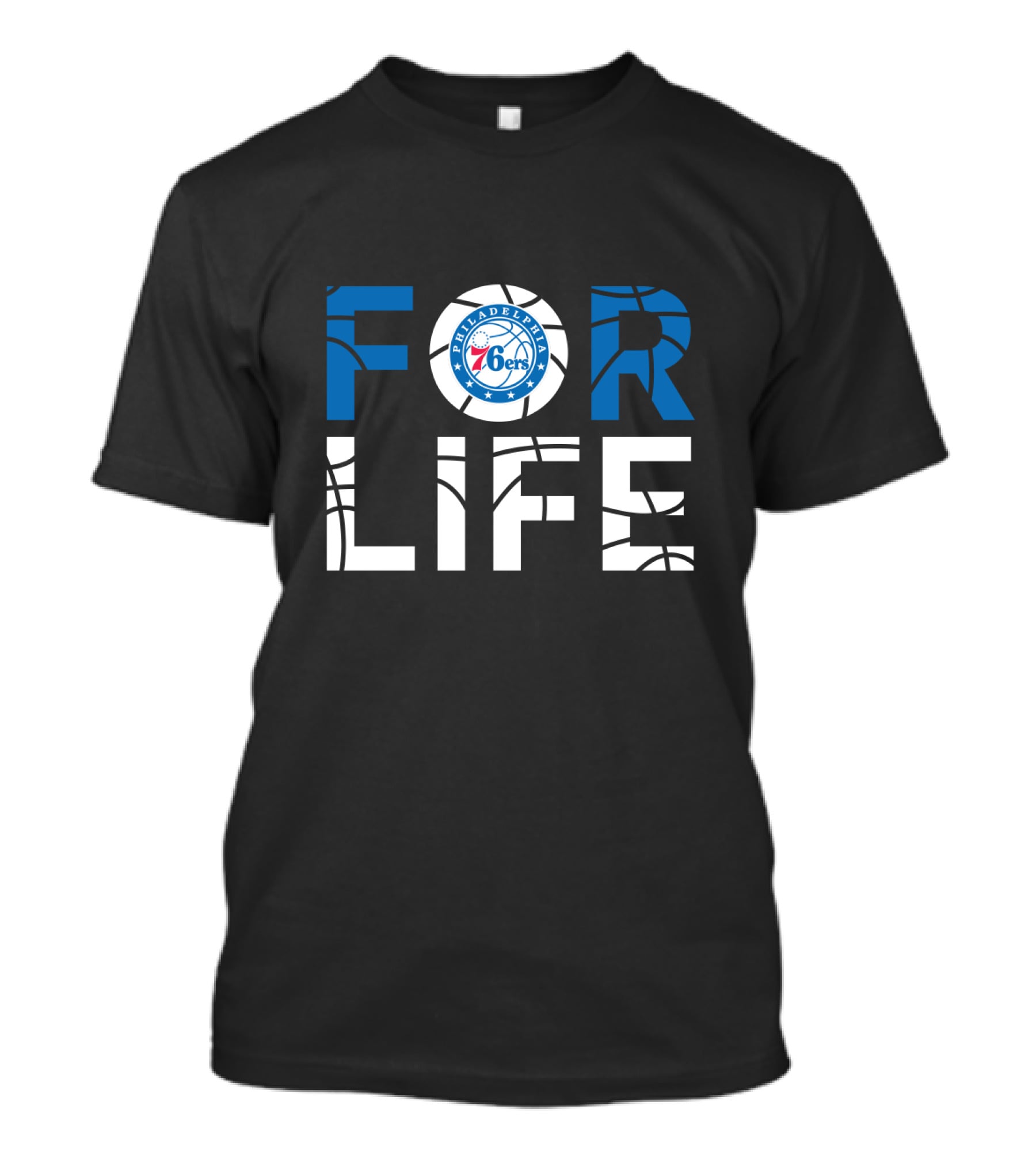 Philadelphia 76ers Basketball For Life Fan Pride T-Shirt