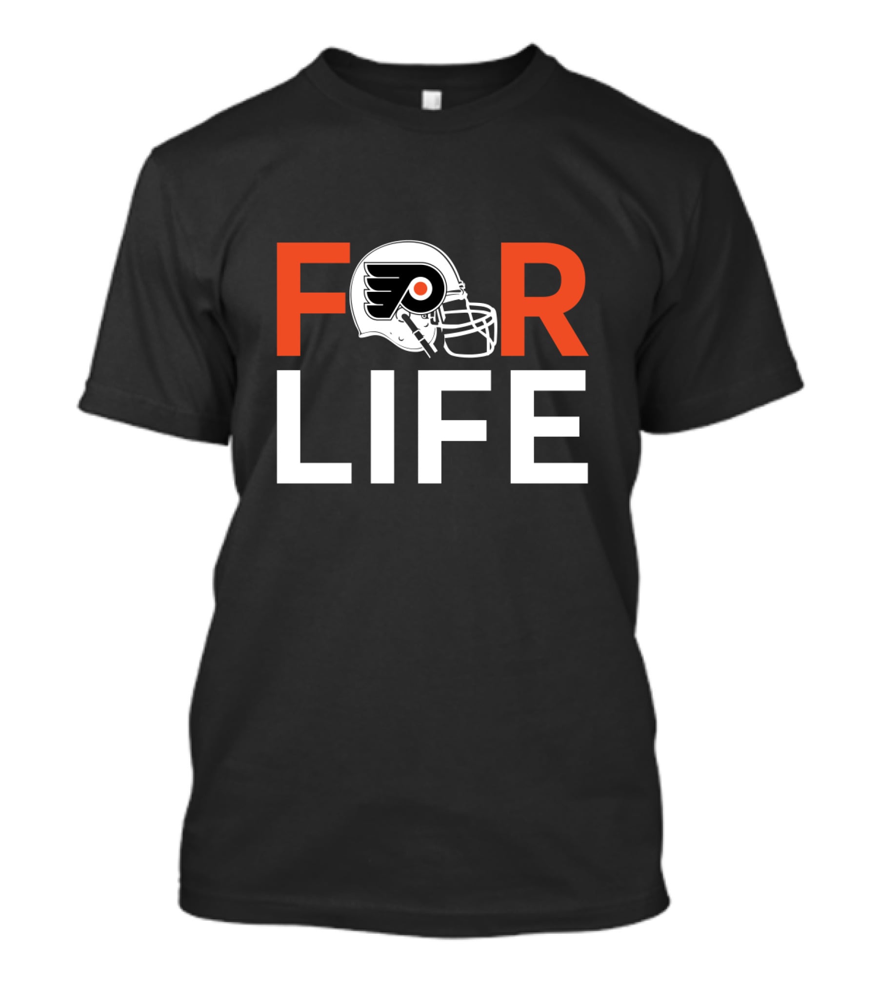 Philadelphia Flyers Helmet Symbol For Life Fan Loyalty T-Shirt