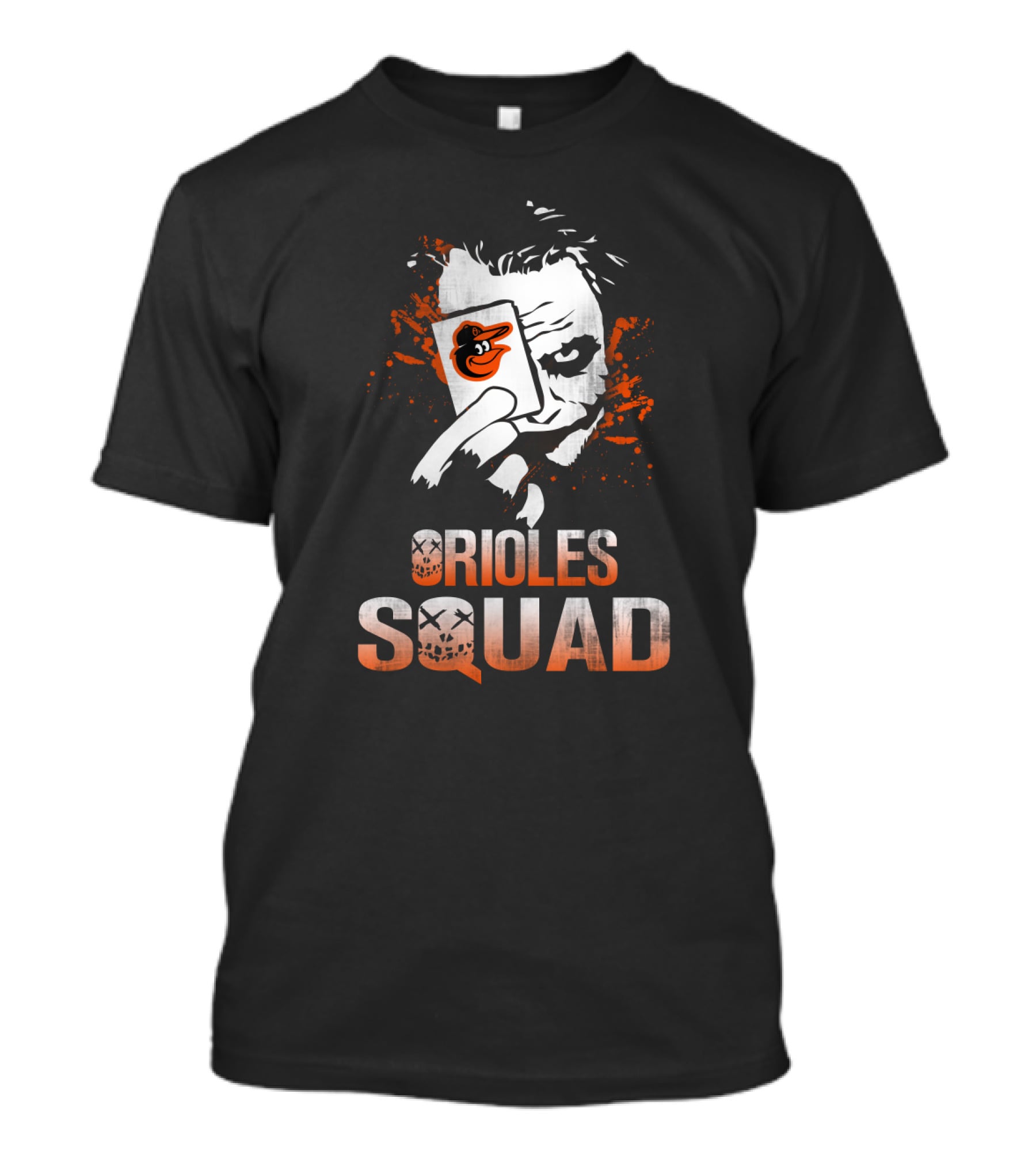 Orioles Squad Joker Baltimore Orioles Fans Playing Card T-Shirt