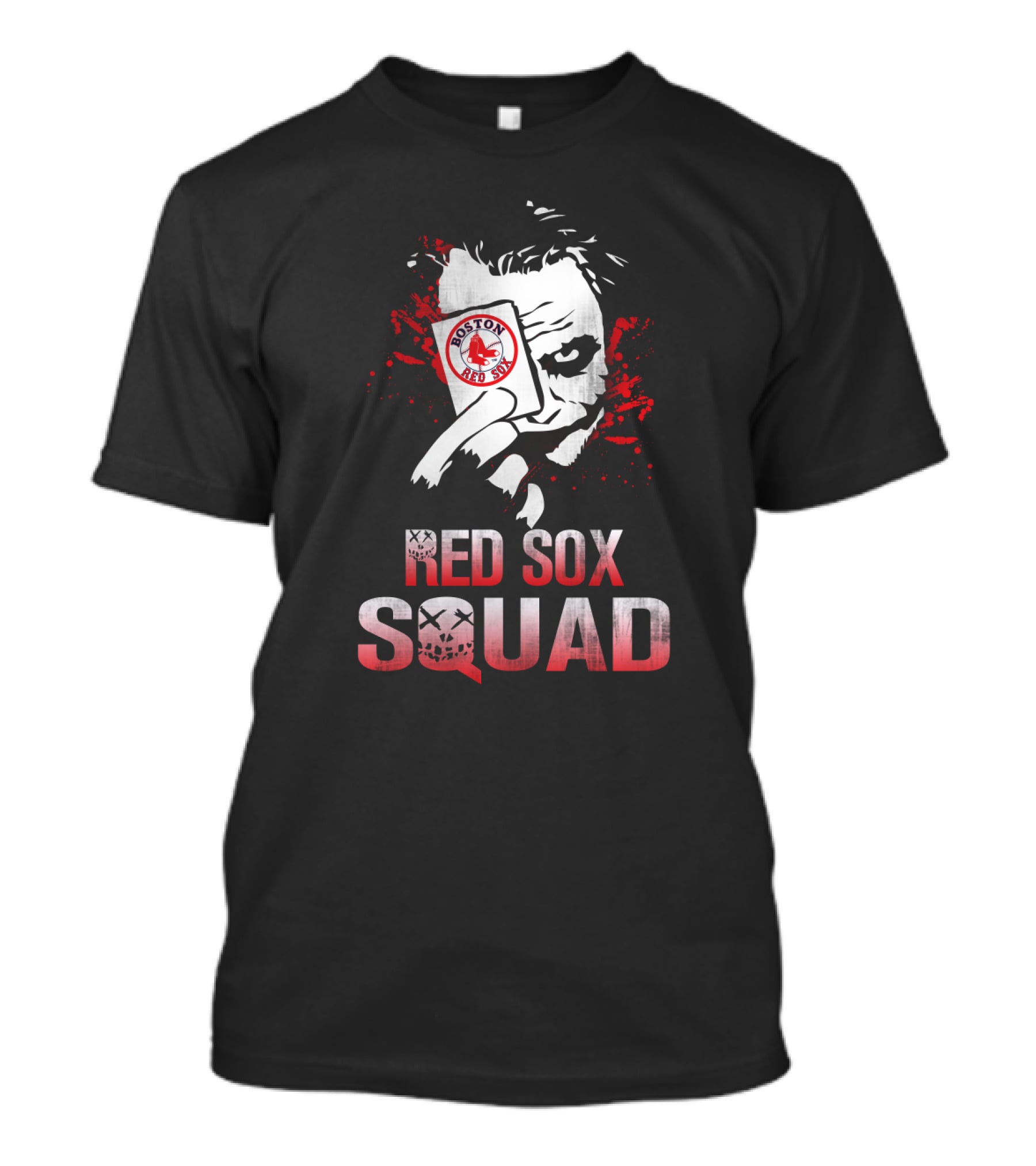 Red Sox Squad Joker Card Boston Red Sox Fans T-Shirt